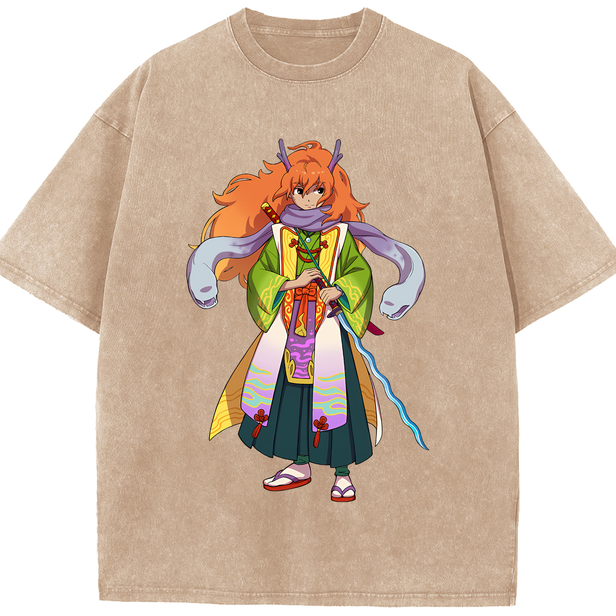 （画像用） 妖怪ウォッチ Yo-kai Watch 綿100% ヴィンテージ風 半袖Tシャツ（フロントプリント）