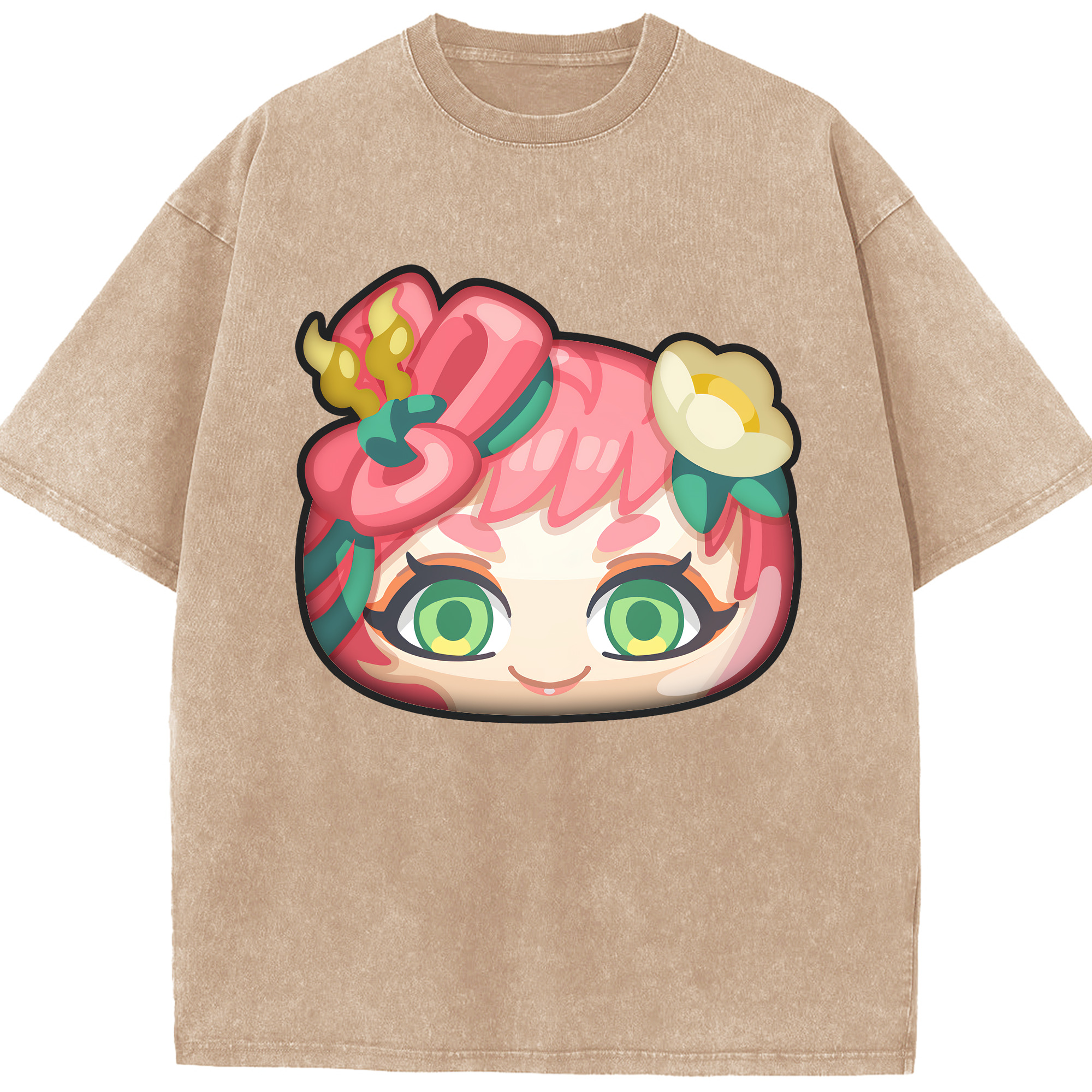 （画像用） 妖怪ウォッチ Yo-kai Watch 綿100% ヴィンテージ風 半袖Tシャツ（フロントプリント）