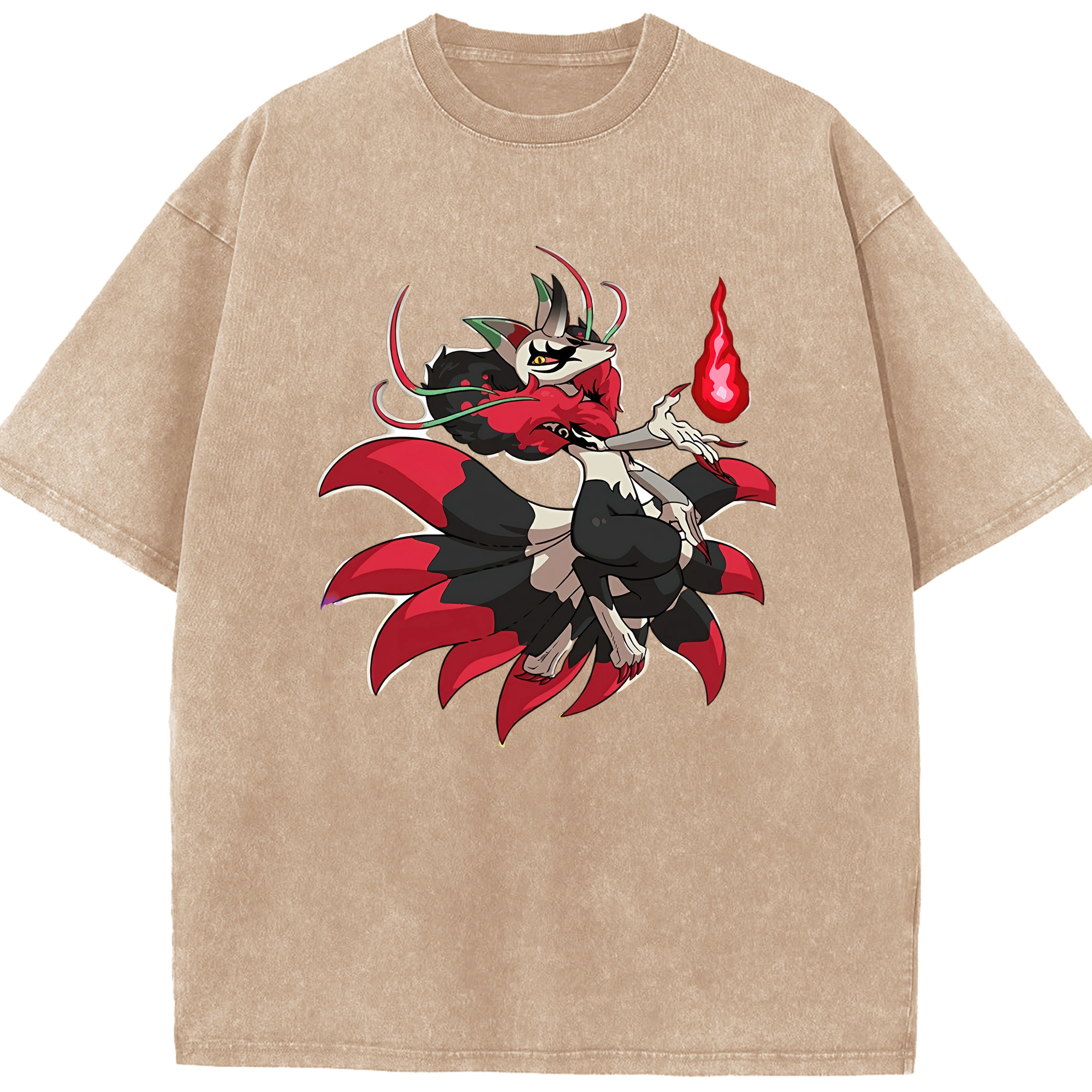 （画像用） 妖怪ウォッチ Yo-kai Watch 綿100% ヴィンテージ風 半袖Tシャツ（フロントプリント）