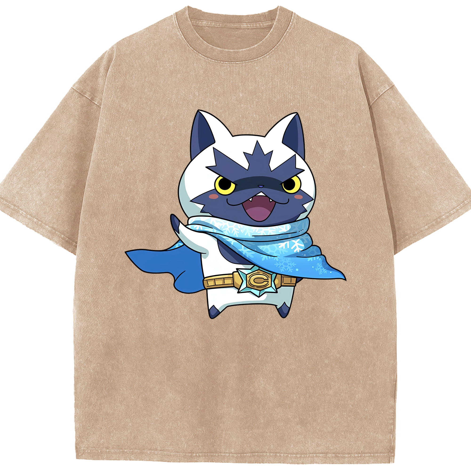 （画像用） 妖怪ウォッチ Yo-kai Watch 綿100% ヴィンテージ風 半袖Tシャツ（フロントプリント）