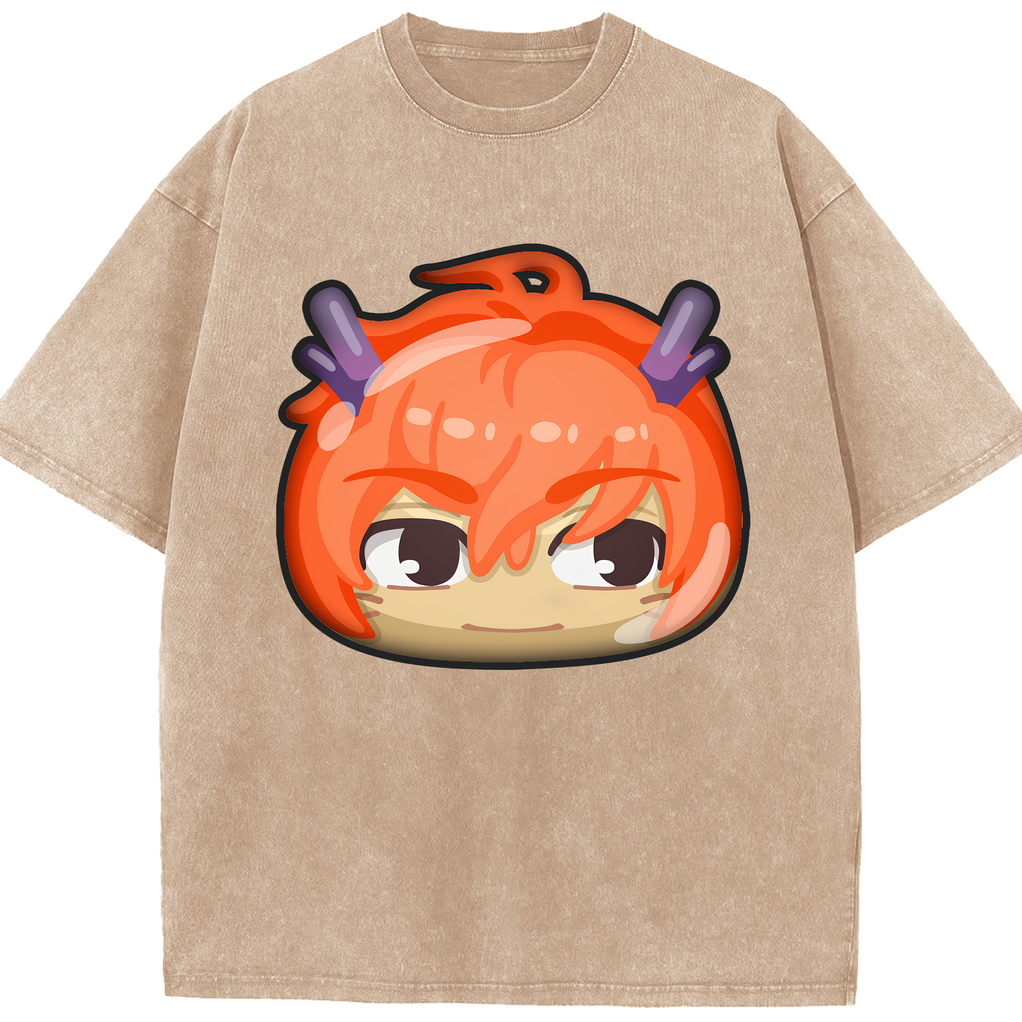 （画像用） 妖怪ウォッチ Yo-kai Watch 綿100% ヴィンテージ風 半袖Tシャツ（フロントプリント）