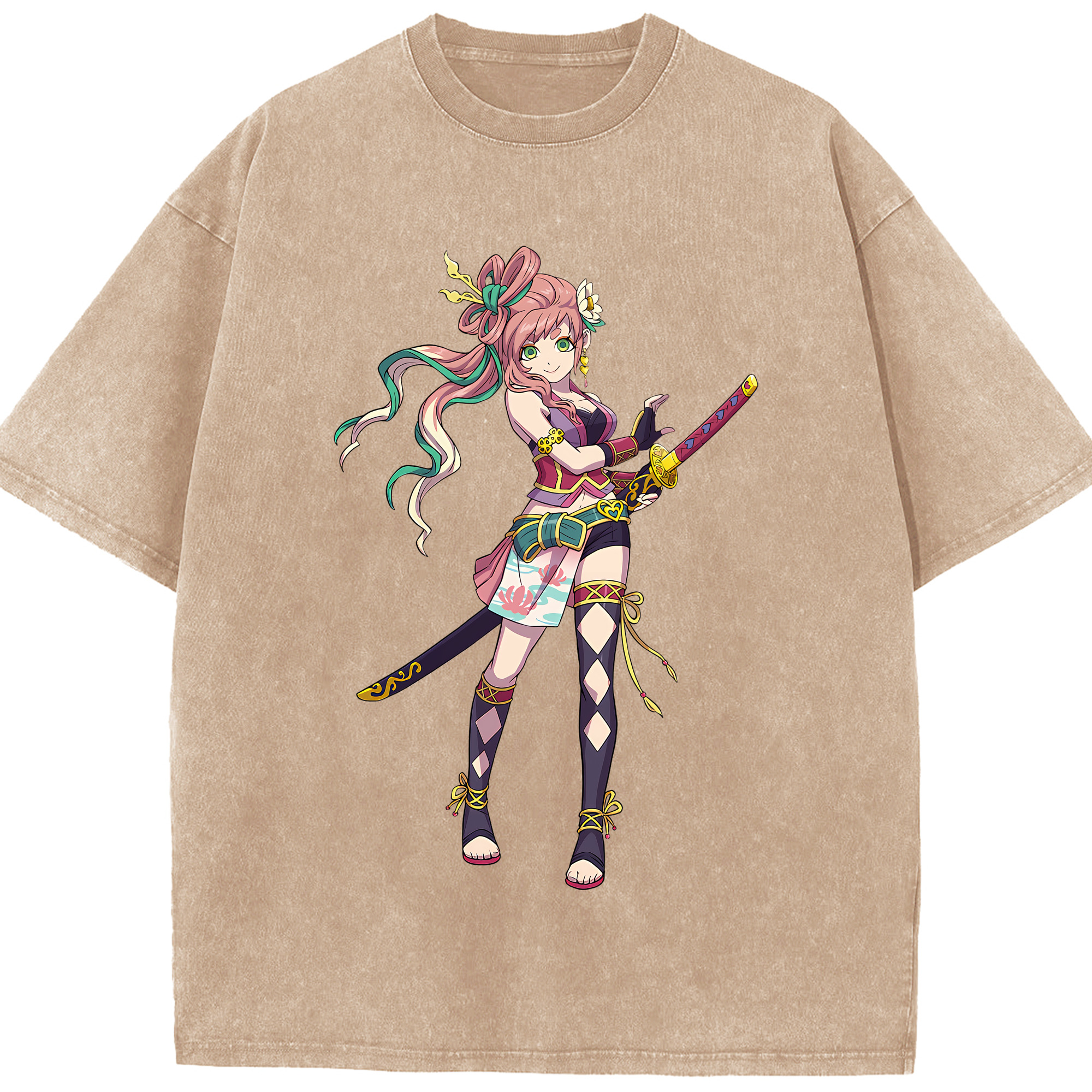 （画像用） 妖怪ウォッチ Yo-kai Watch 綿100% ヴィンテージ風 半袖Tシャツ（フロントプリント）
