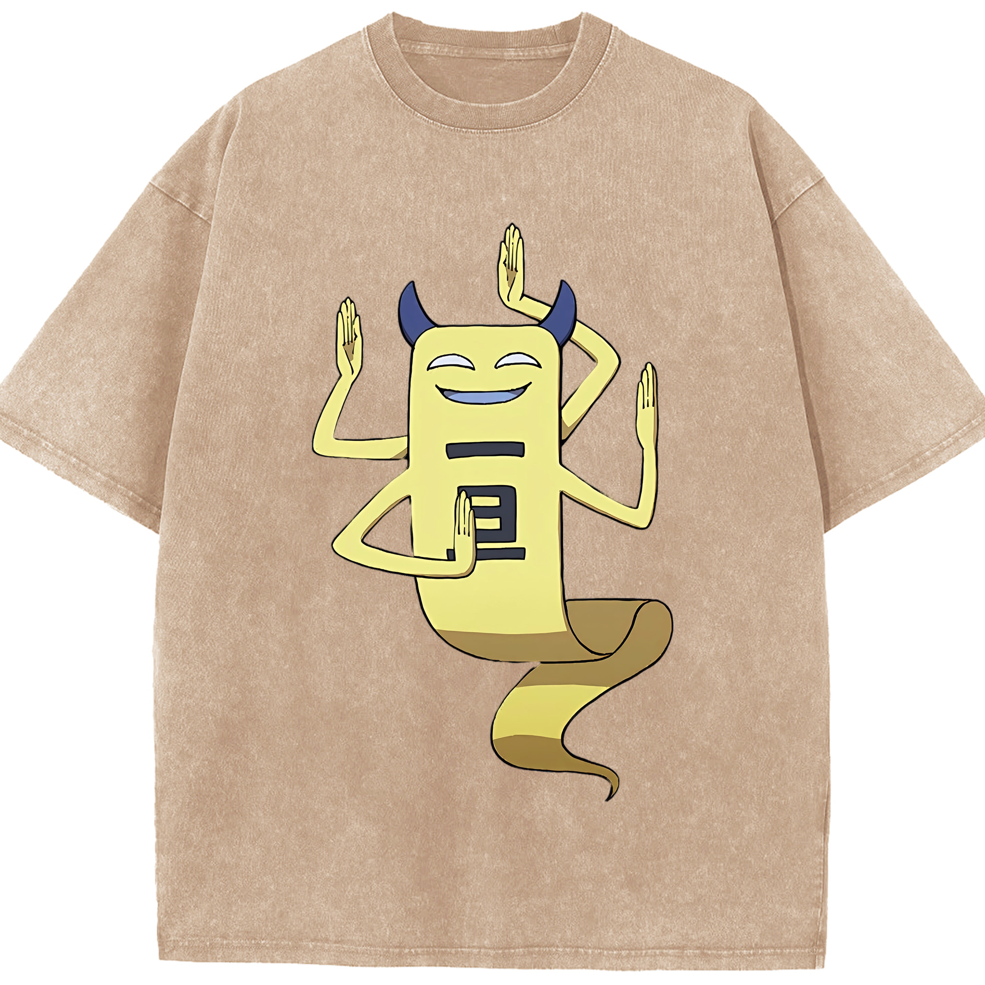 （画像用） 妖怪ウォッチ Yo-kai Watch 綿100% ヴィンテージ風 半袖Tシャツ（フロントプリント）