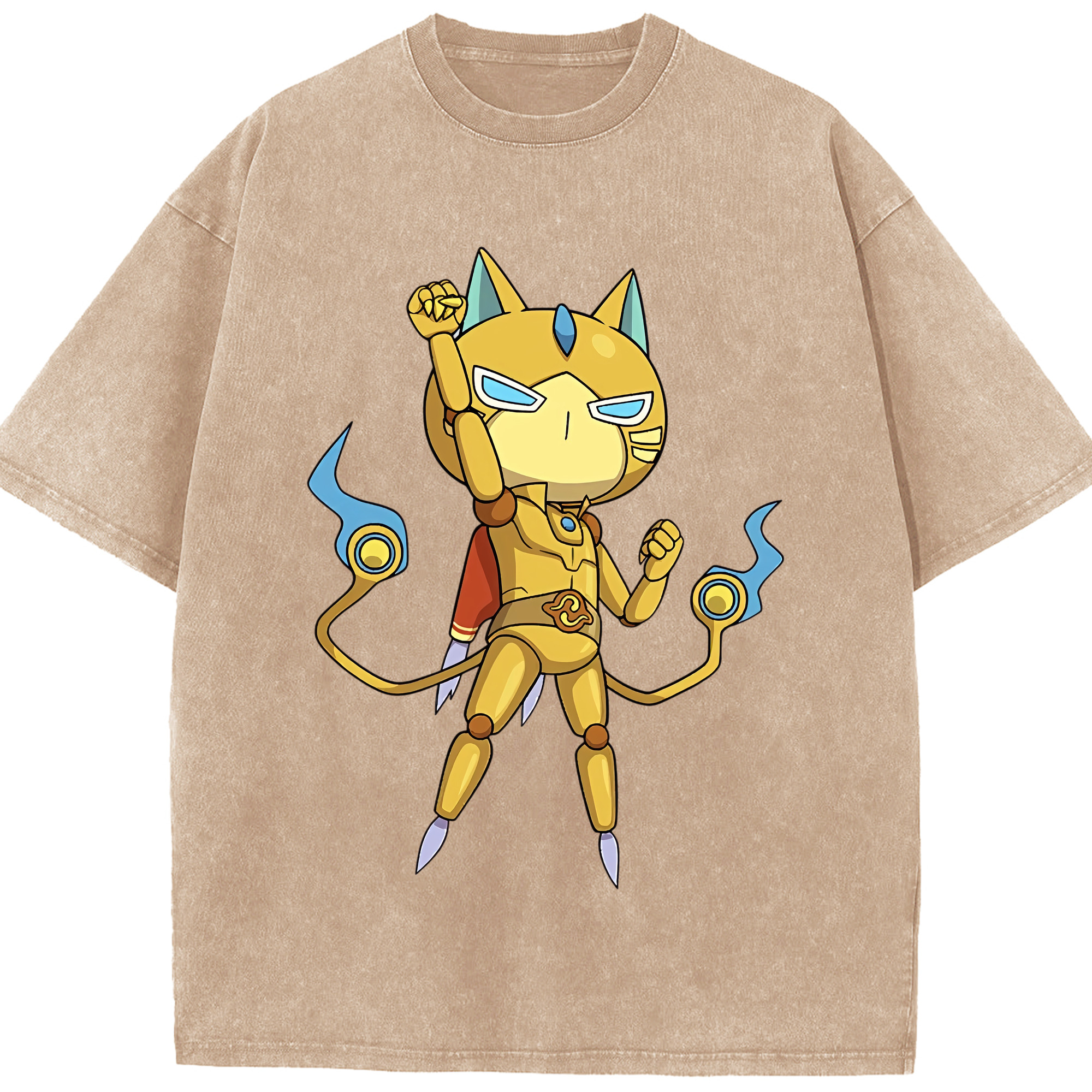 （画像用） 妖怪ウォッチ Yo-kai Watch 綿100% ヴィンテージ風 半袖Tシャツ（フロントプリント）