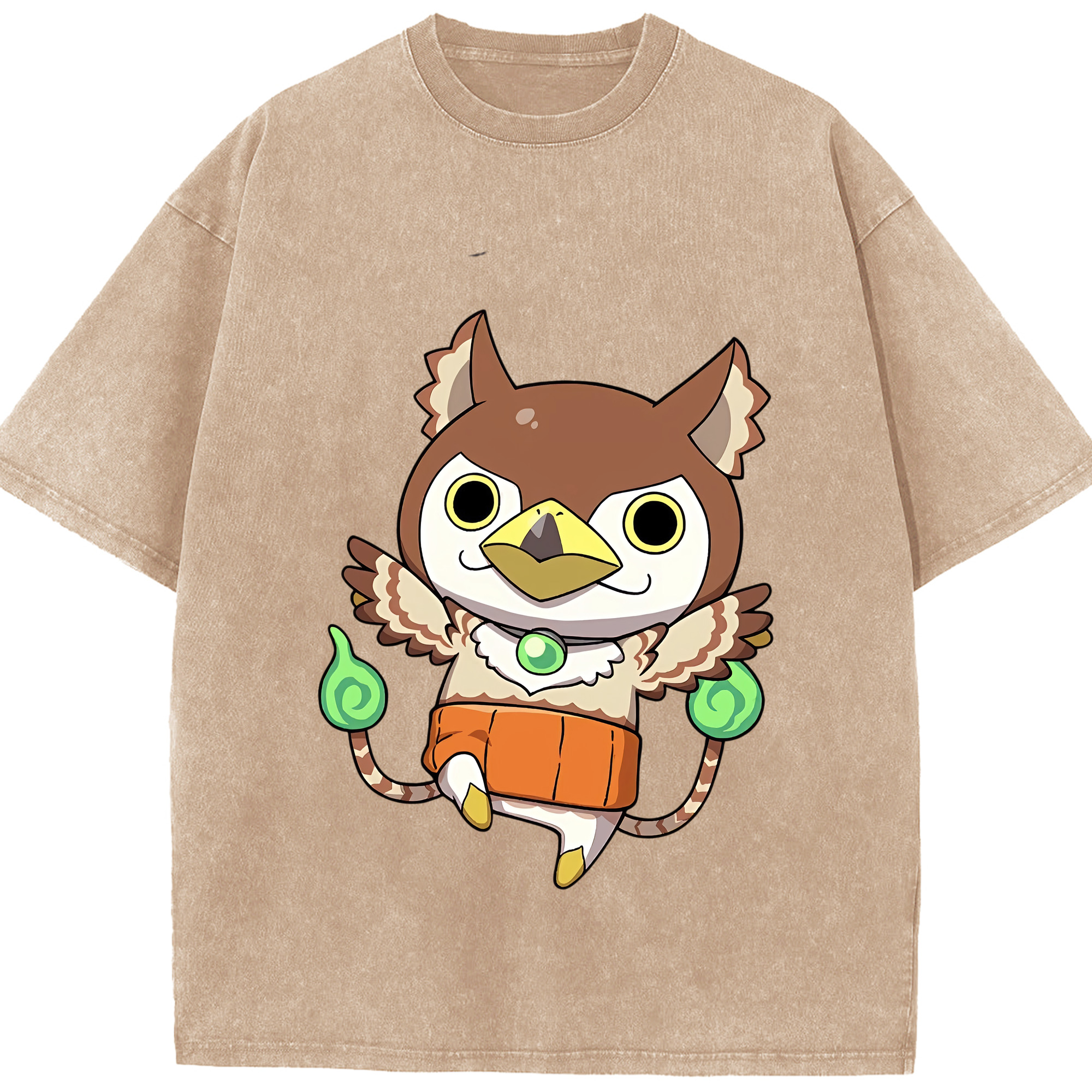 （画像用） 妖怪ウォッチ Yo-kai Watch 綿100% ヴィンテージ風 半袖Tシャツ（フロントプリント）