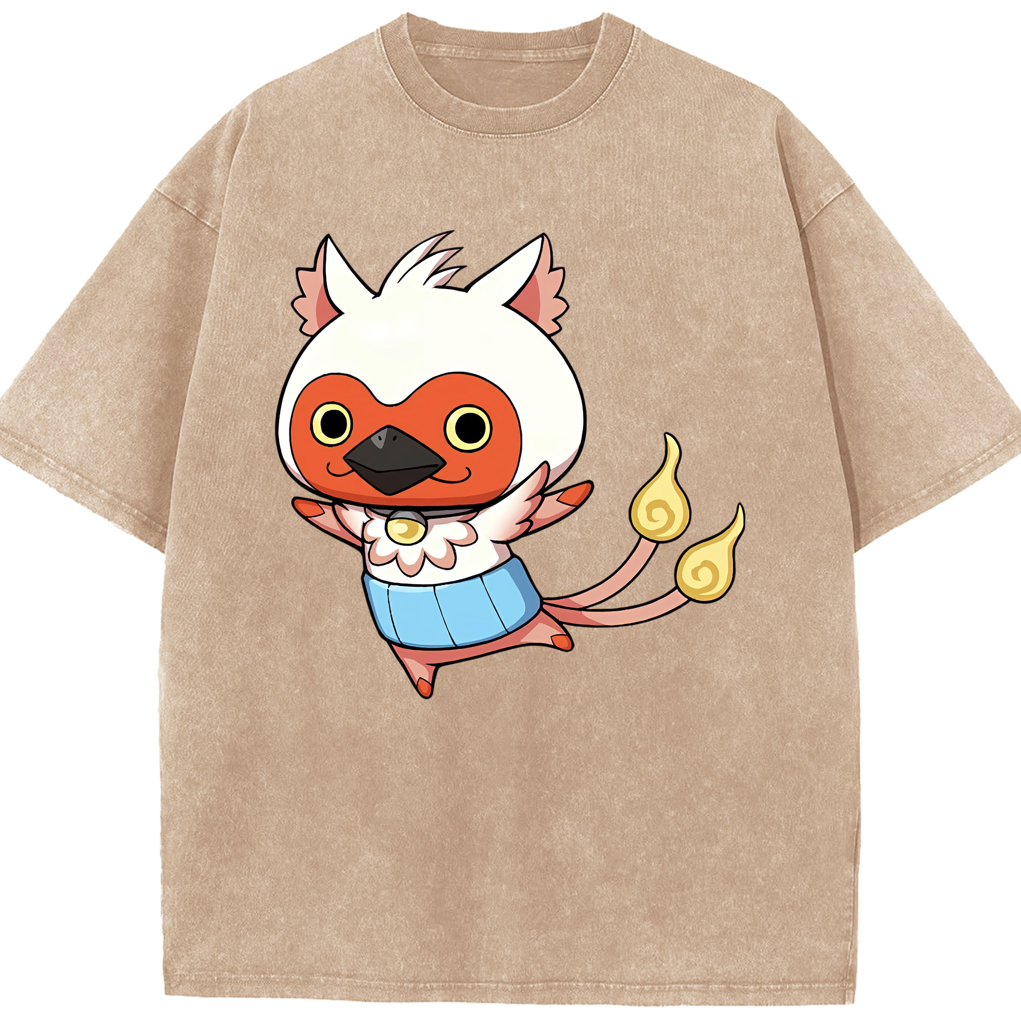 （画像用） 妖怪ウォッチ Yo-kai Watch 綿100% ヴィンテージ風 半袖Tシャツ（フロントプリント）