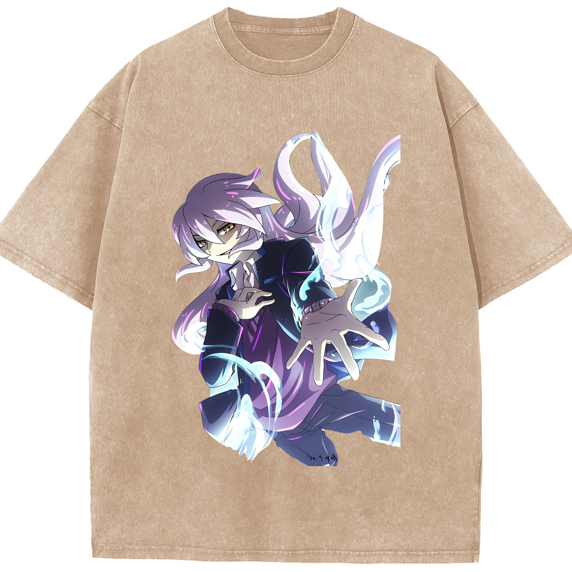 （画像用） 妖怪ウォッチ Yo-kai Watch 綿100% ヴィンテージ風 半袖Tシャツ（フロントプリント）