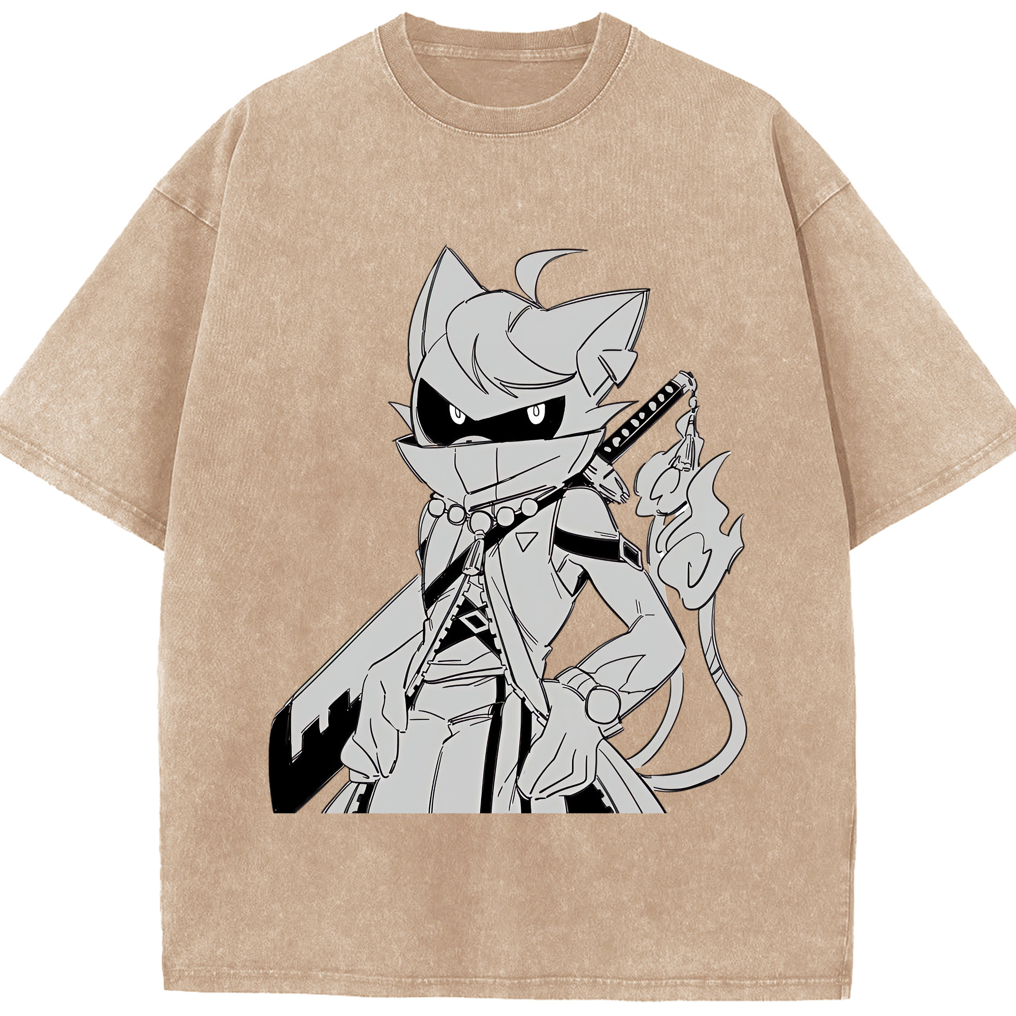 （画像用） 妖怪ウォッチ Yo-kai Watch 綿100% ヴィンテージ風 半袖Tシャツ（フロントプリント）