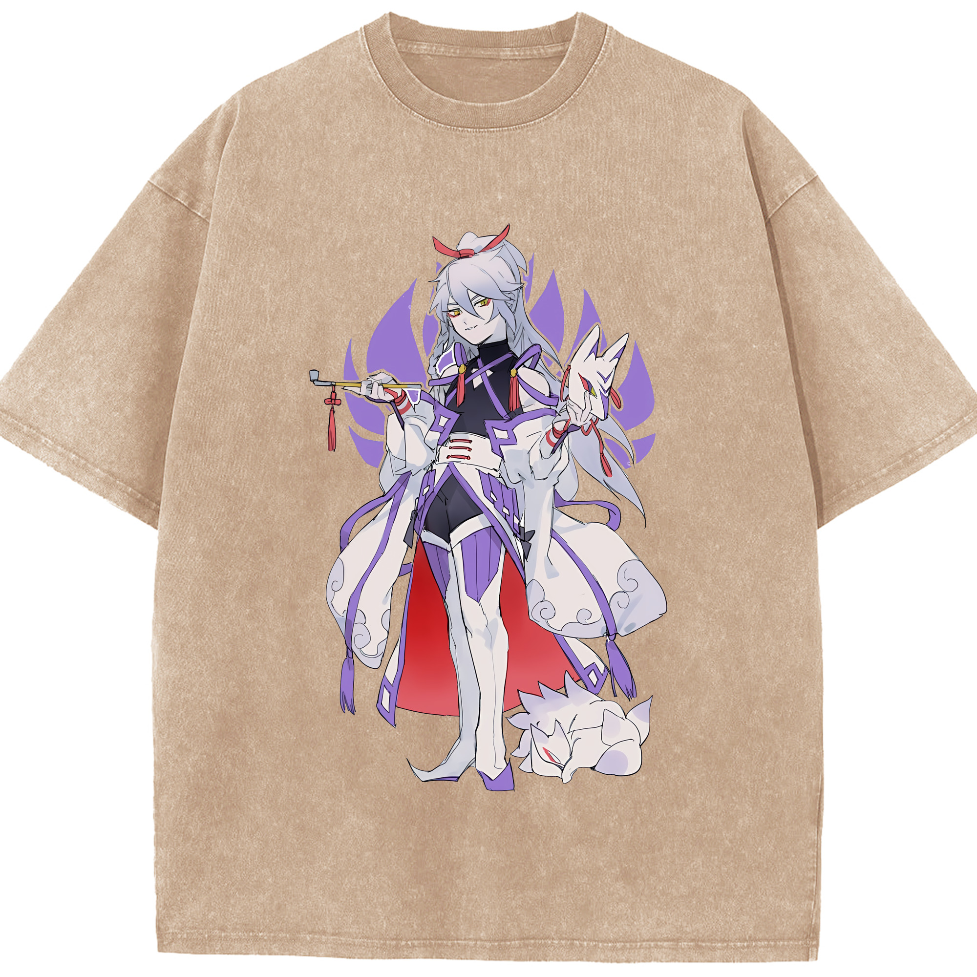 （画像用） 妖怪ウォッチ Yo-kai Watch 綿100% ヴィンテージ風 半袖Tシャツ（フロントプリント）