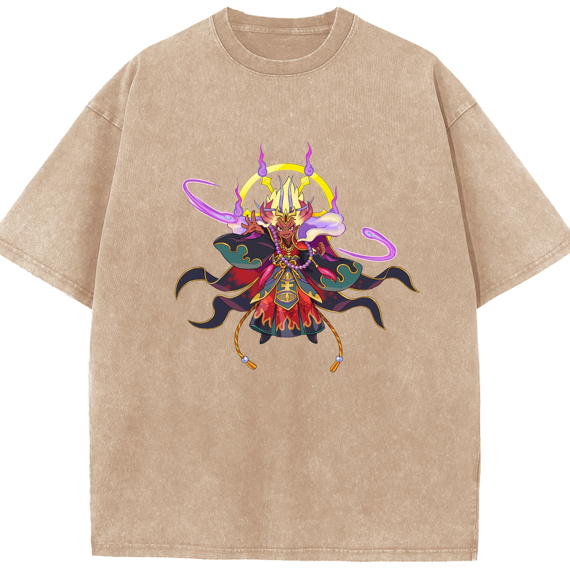 （画像用） 妖怪ウォッチ Yo-kai Watch 綿100% ヴィンテージ風 半袖Tシャツ（フロントプリント）