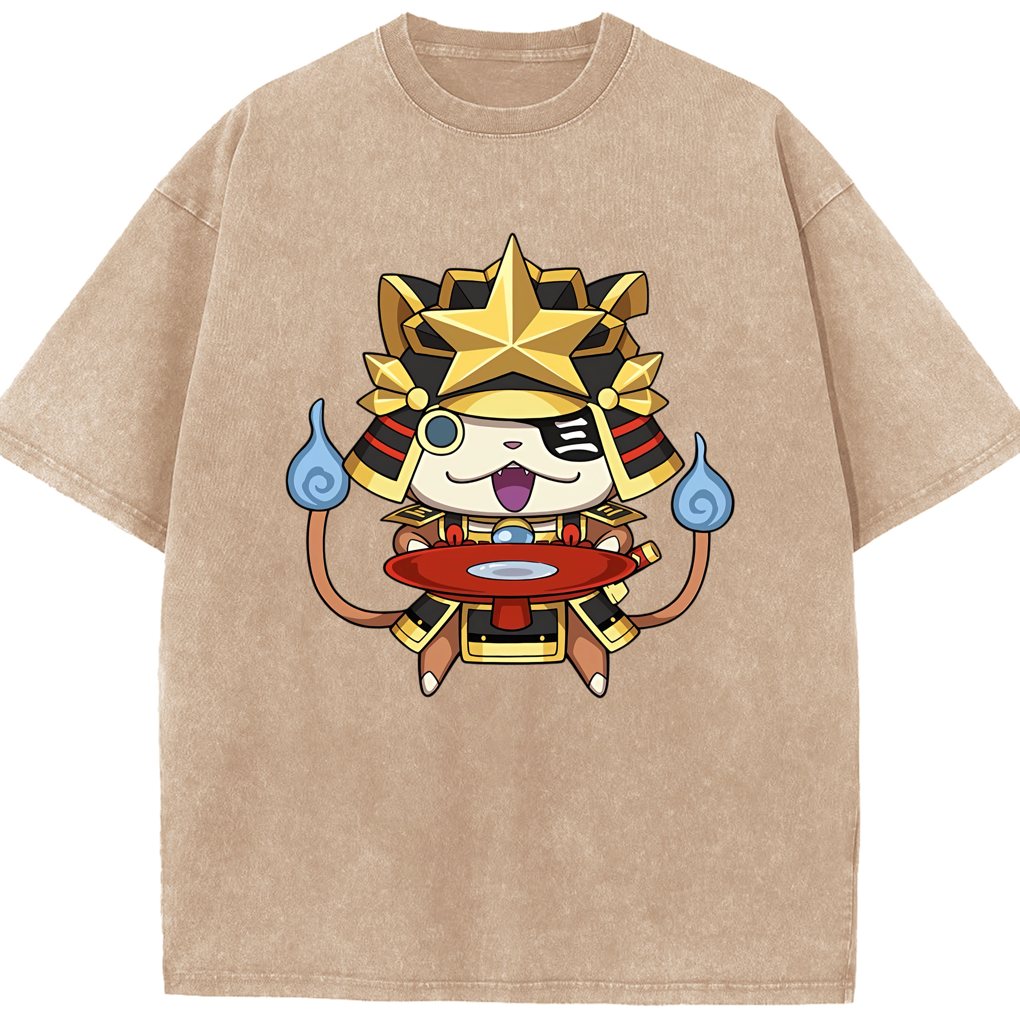 （画像用） 妖怪ウォッチ Yo-kai Watch 綿100% ヴィンテージ風 半袖Tシャツ（フロントプリント）