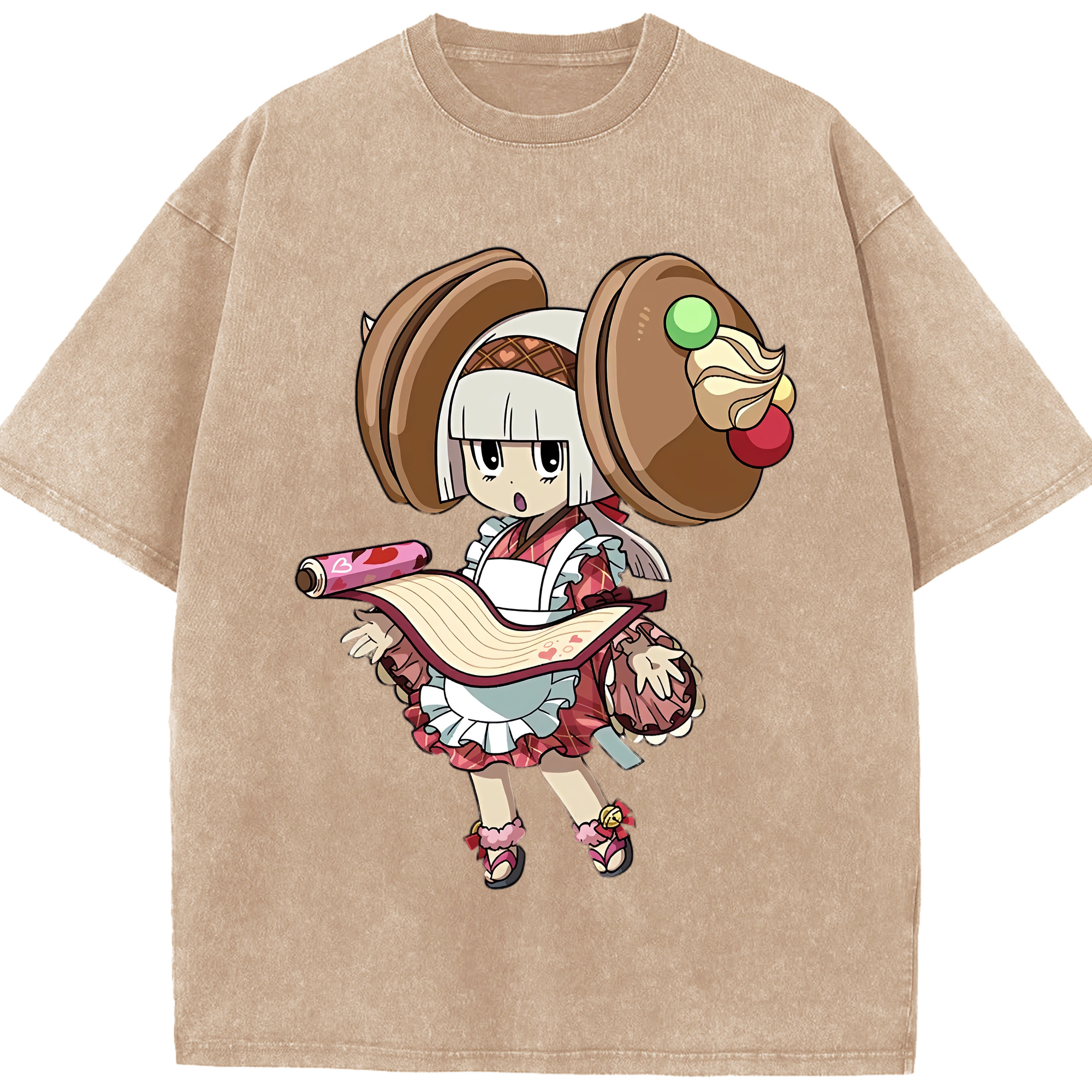 （画像用） 妖怪ウォッチ Yo-kai Watch 綿100% ヴィンテージ風 半袖Tシャツ（フロントプリント）
