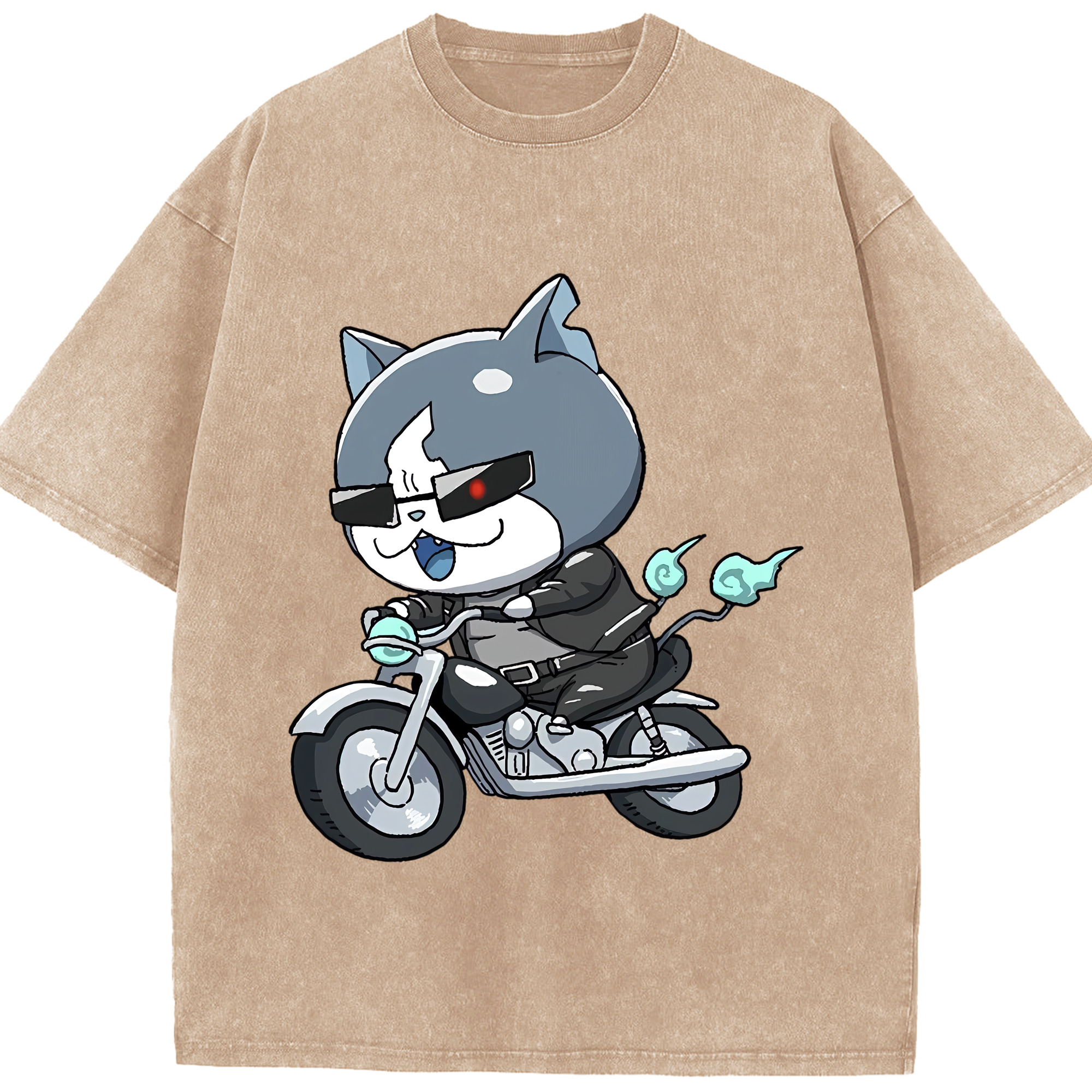 （画像用） 妖怪ウォッチ Yo-kai Watch 綿100% ヴィンテージ風 半袖Tシャツ（フロントプリント）