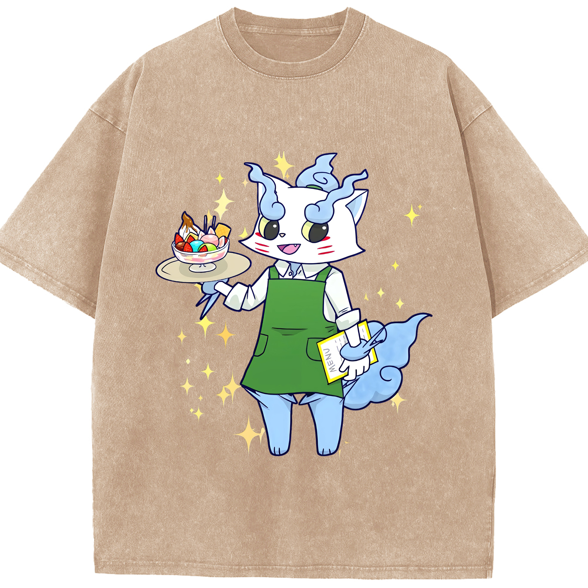 （画像用） 妖怪ウォッチ Yo-kai Watch 綿100% ヴィンテージ風 半袖Tシャツ（フロントプリント）