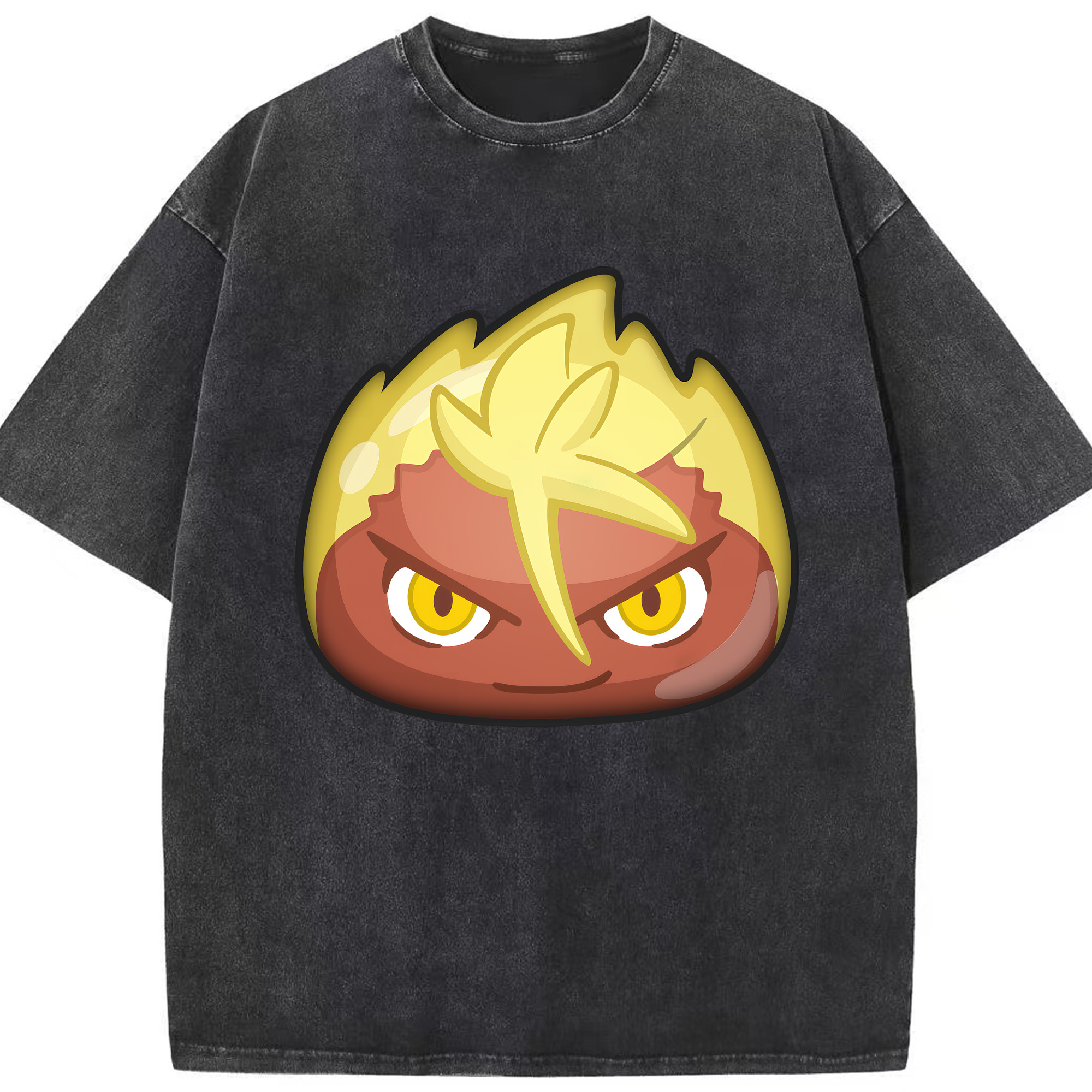 （画像用） 妖怪ウォッチ Yo-kai Watch 綿100% ヴィンテージ風 半袖Tシャツ（フロントプリント）