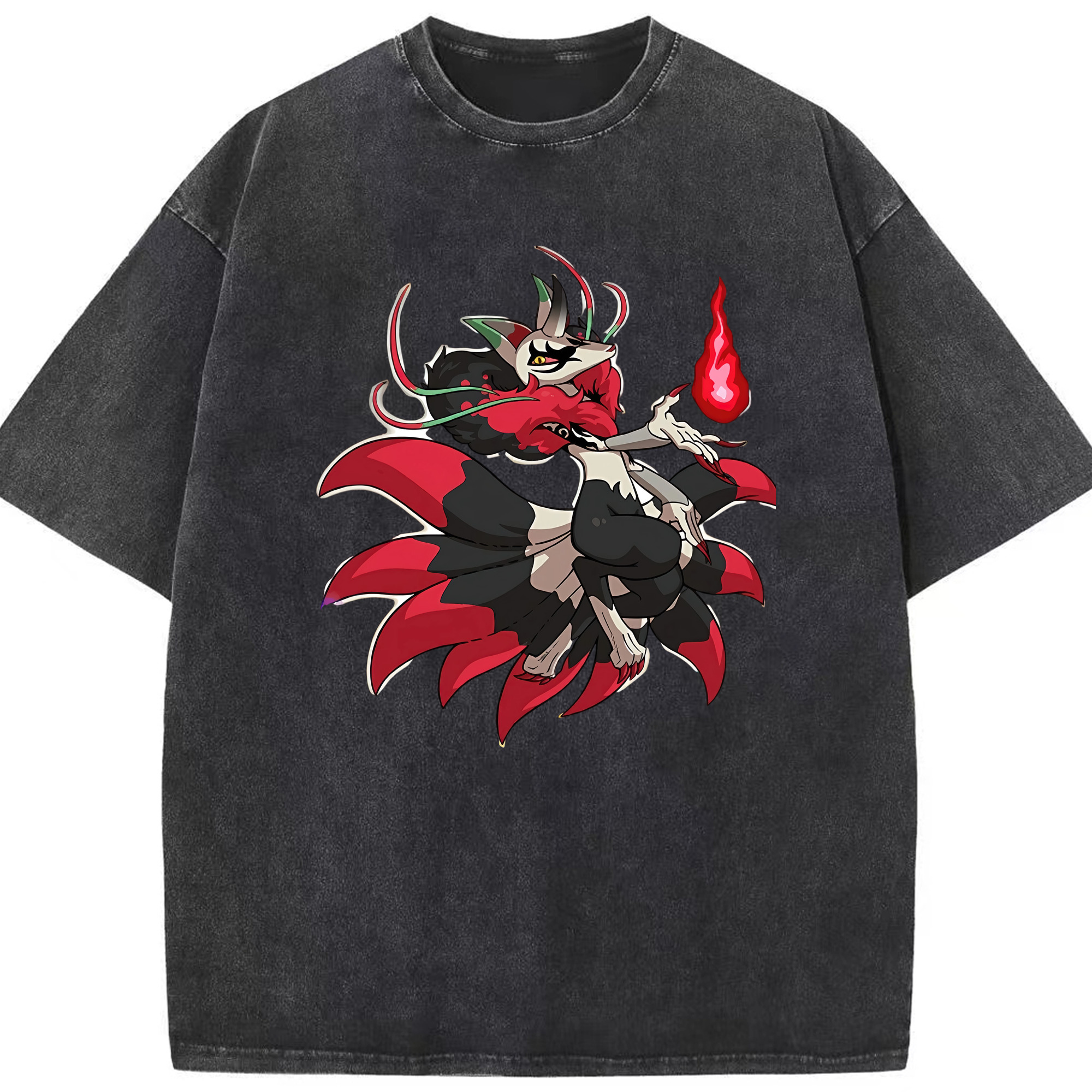 （画像用） 妖怪ウォッチ Yo-kai Watch 綿100% ヴィンテージ風 半袖Tシャツ（フロントプリント）