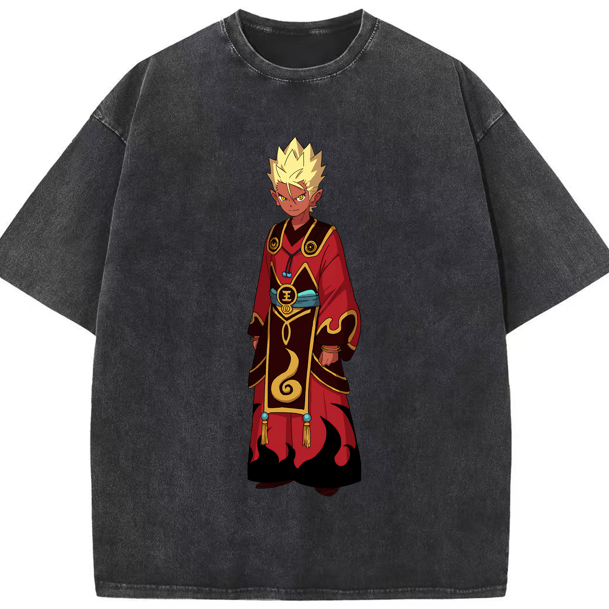 （画像用） 妖怪ウォッチ Yo-kai Watch 綿100% ヴィンテージ風 半袖Tシャツ（フロントプリント）