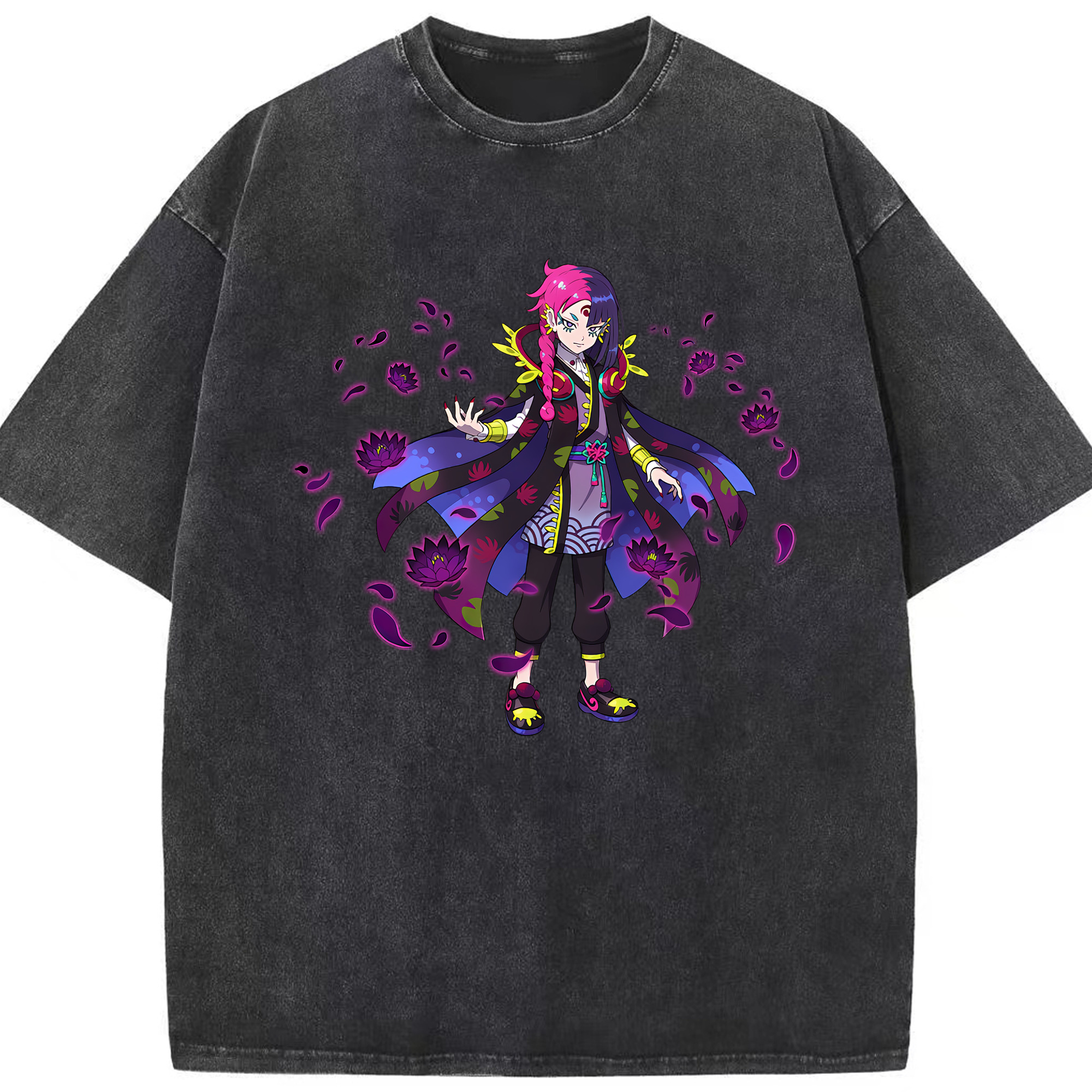 （画像用） 妖怪ウォッチ Yo-kai Watch 綿100% ヴィンテージ風 半袖Tシャツ（フロントプリント）