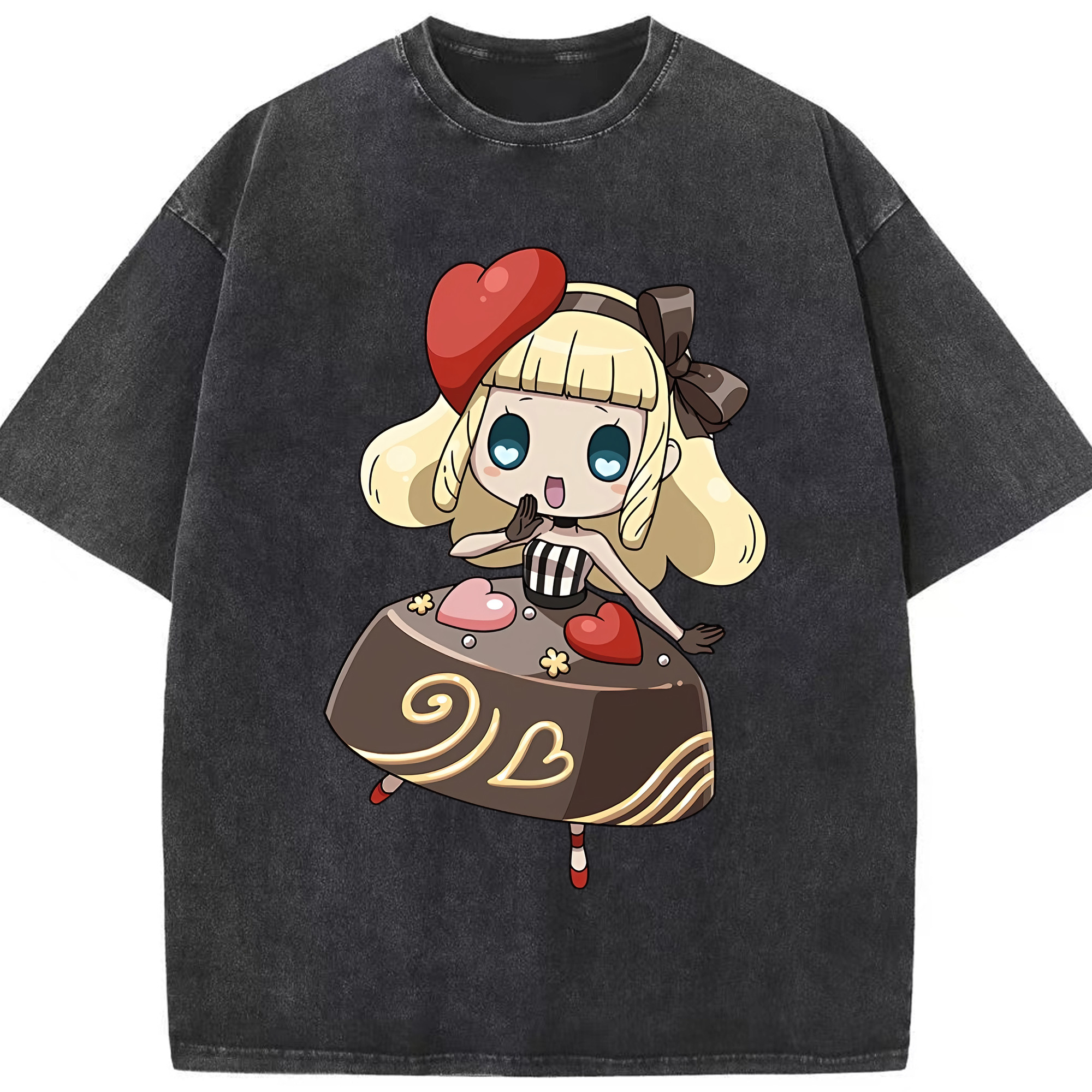 （画像用） 妖怪ウォッチ Yo-kai Watch 綿100% ヴィンテージ風 半袖Tシャツ（フロントプリント）