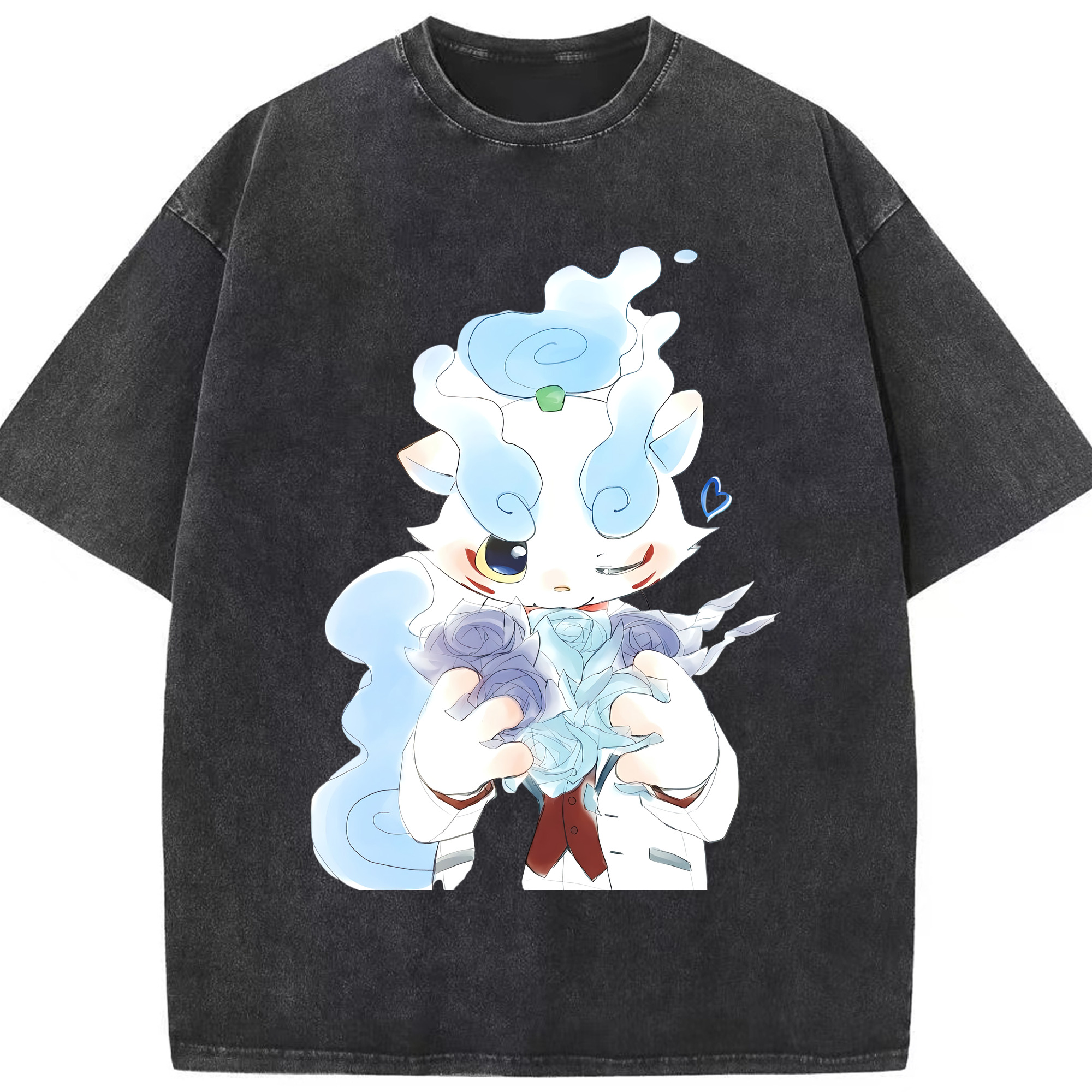 （画像用） 妖怪ウォッチ Yo-kai Watch 綿100% ヴィンテージ風 半袖Tシャツ（フロントプリント）