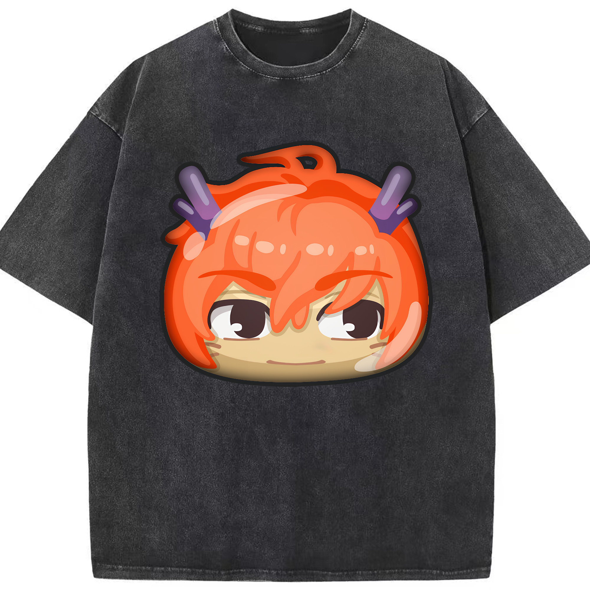 （画像用） 妖怪ウォッチ Yo-kai Watch 綿100% ヴィンテージ風 半袖Tシャツ（フロントプリント）