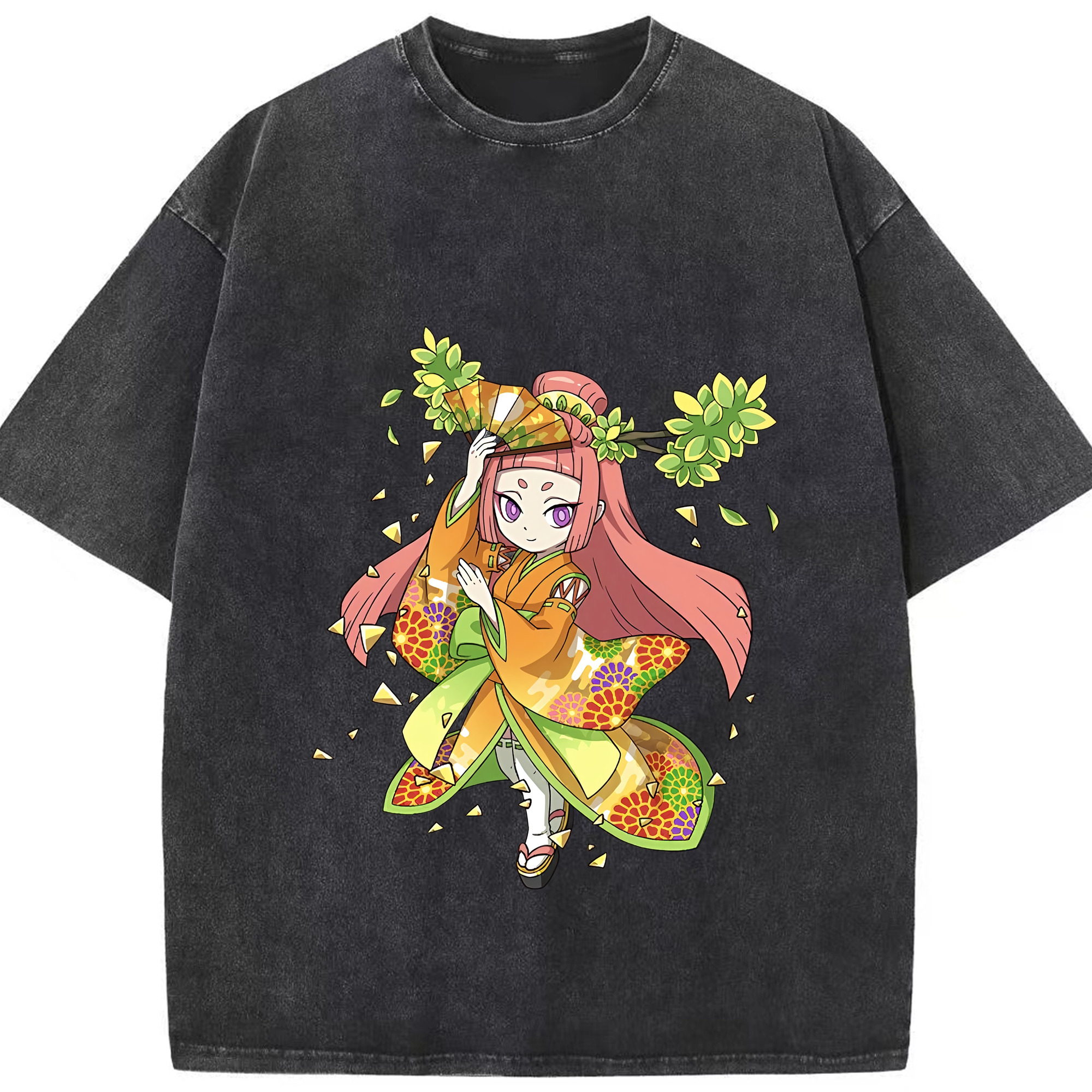 （画像用） 妖怪ウォッチ Yo-kai Watch 綿100% ヴィンテージ風 半袖Tシャツ（フロントプリント）
