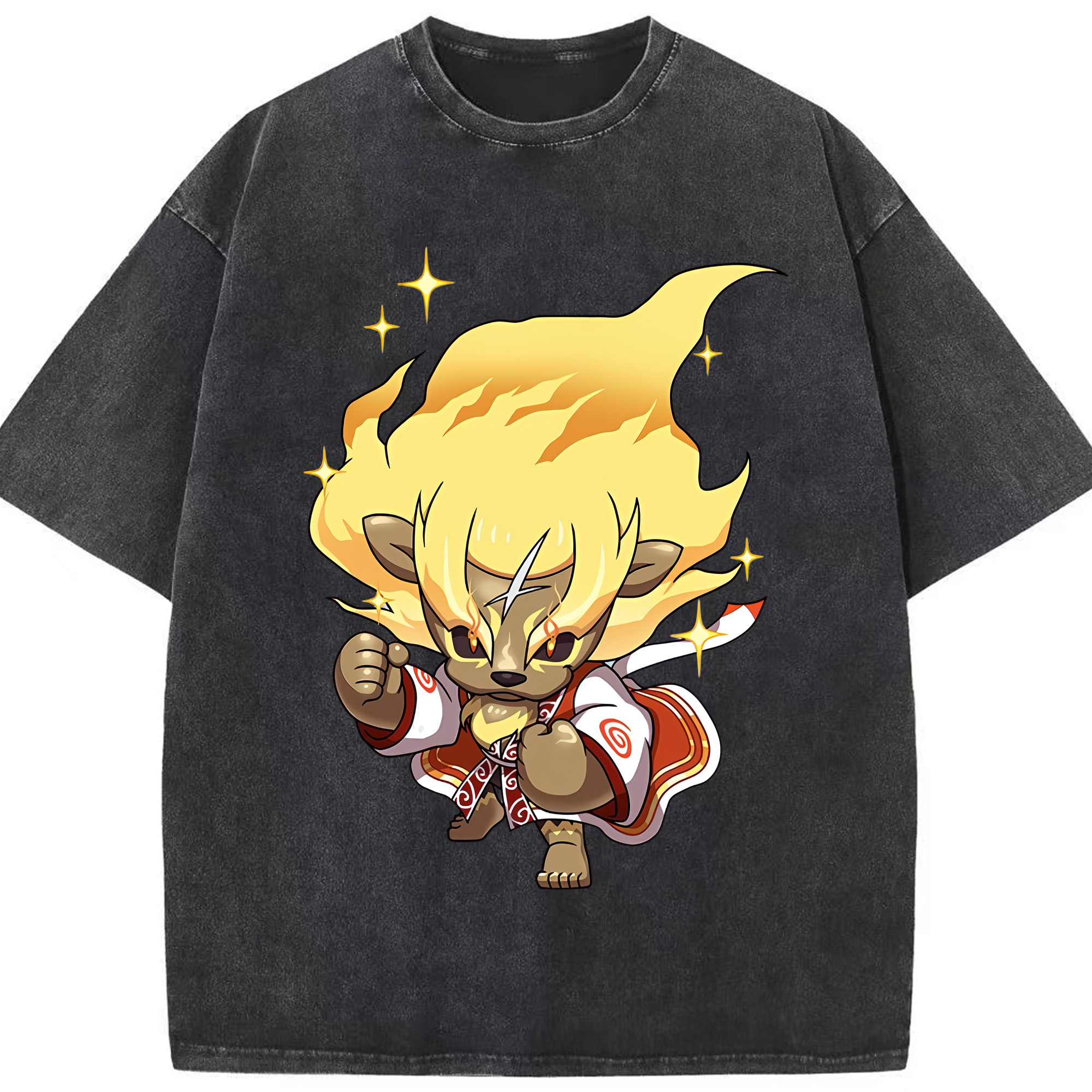 （画像用） 妖怪ウォッチ Yo-kai Watch 綿100% ヴィンテージ風 半袖Tシャツ（フロントプリント）