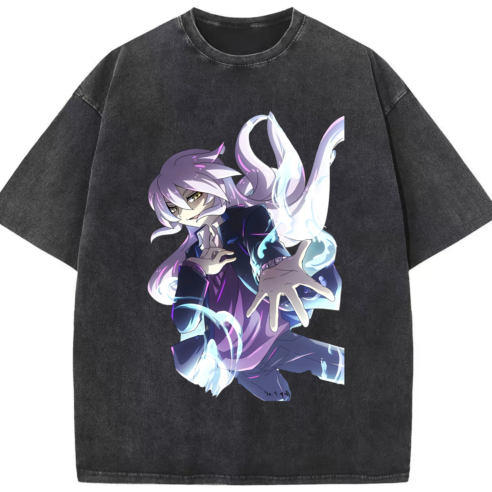 （画像用） 妖怪ウォッチ Yo-kai Watch 綿100% ヴィンテージ風 半袖Tシャツ（フロントプリント）