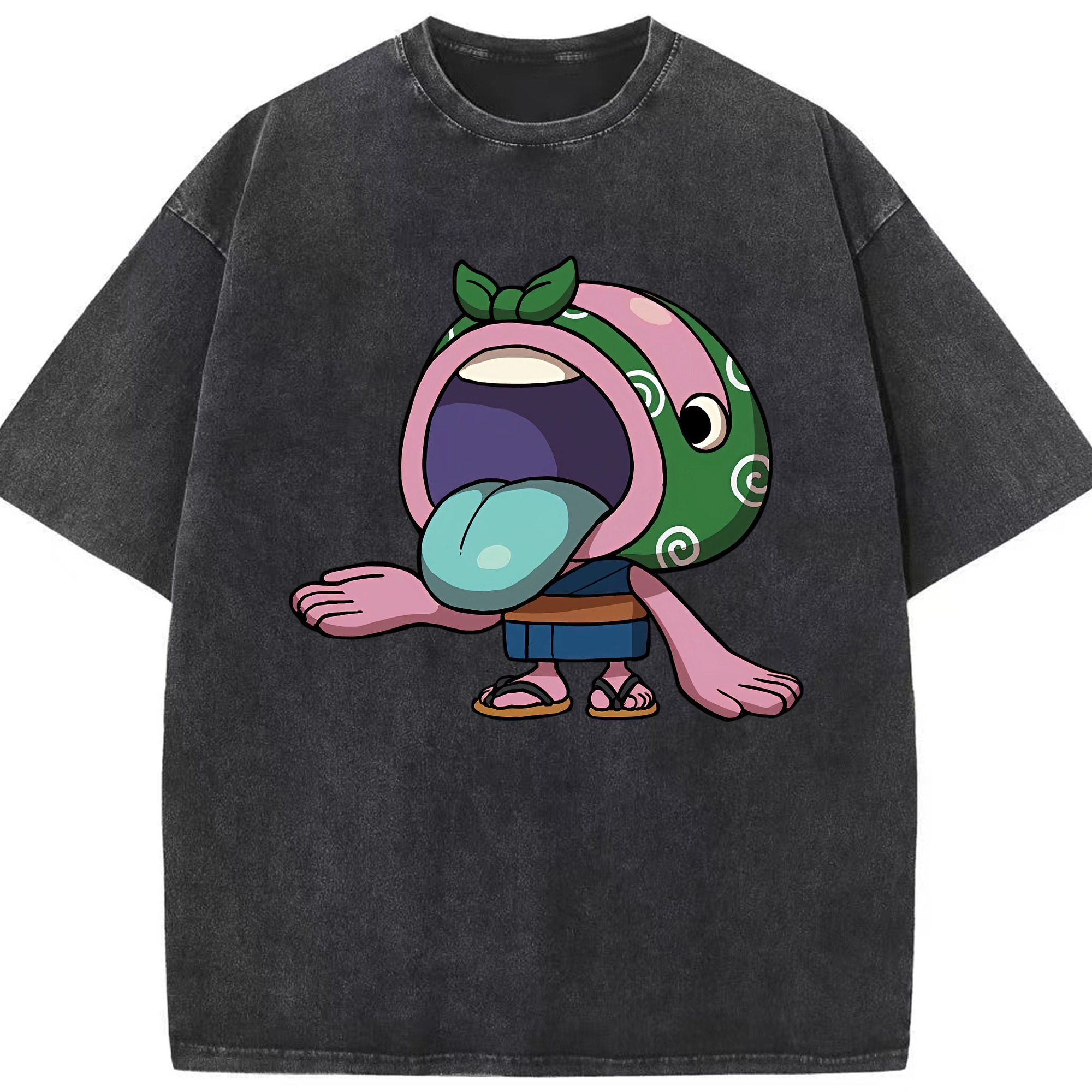 （画像用） 妖怪ウォッチ Yo-kai Watch 綿100% ヴィンテージ風 半袖Tシャツ（フロントプリント）