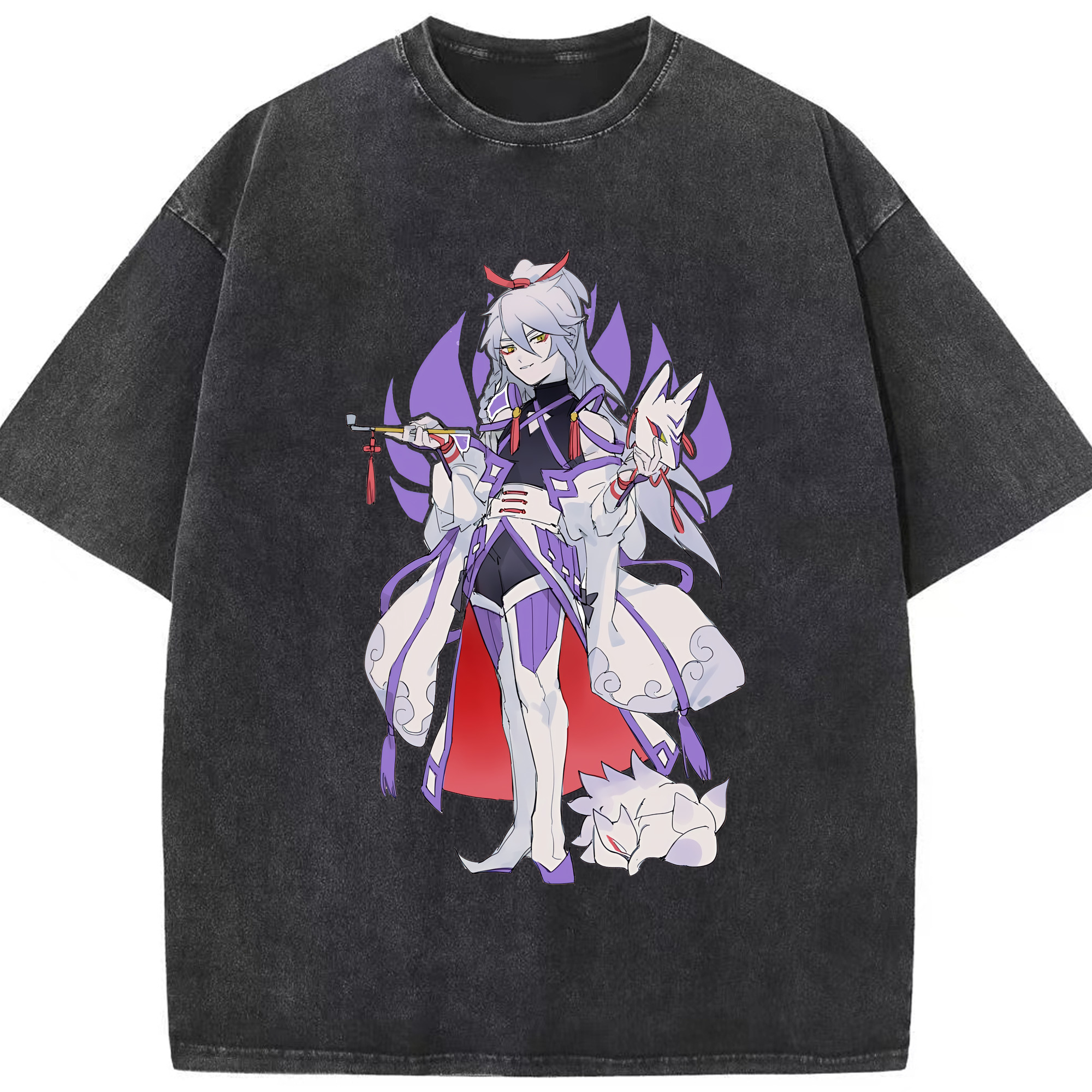 （画像用） 妖怪ウォッチ Yo-kai Watch 綿100% ヴィンテージ風 半袖Tシャツ（フロントプリント）