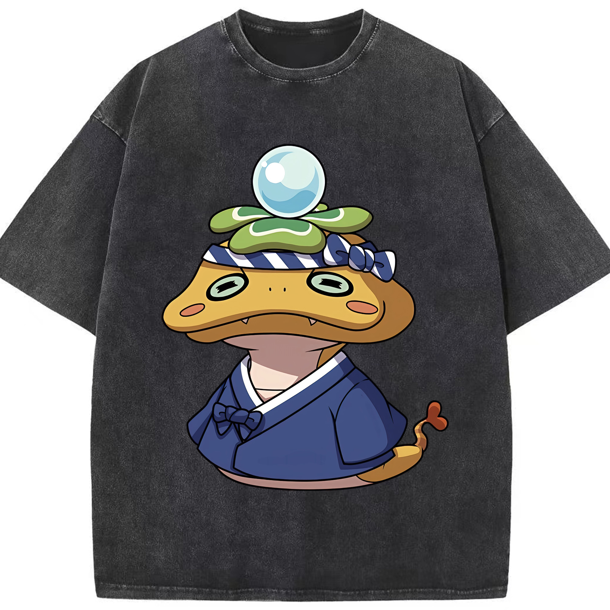 （画像用） 妖怪ウォッチ Yo-kai Watch 綿100% ヴィンテージ風 半袖Tシャツ（フロントプリント）