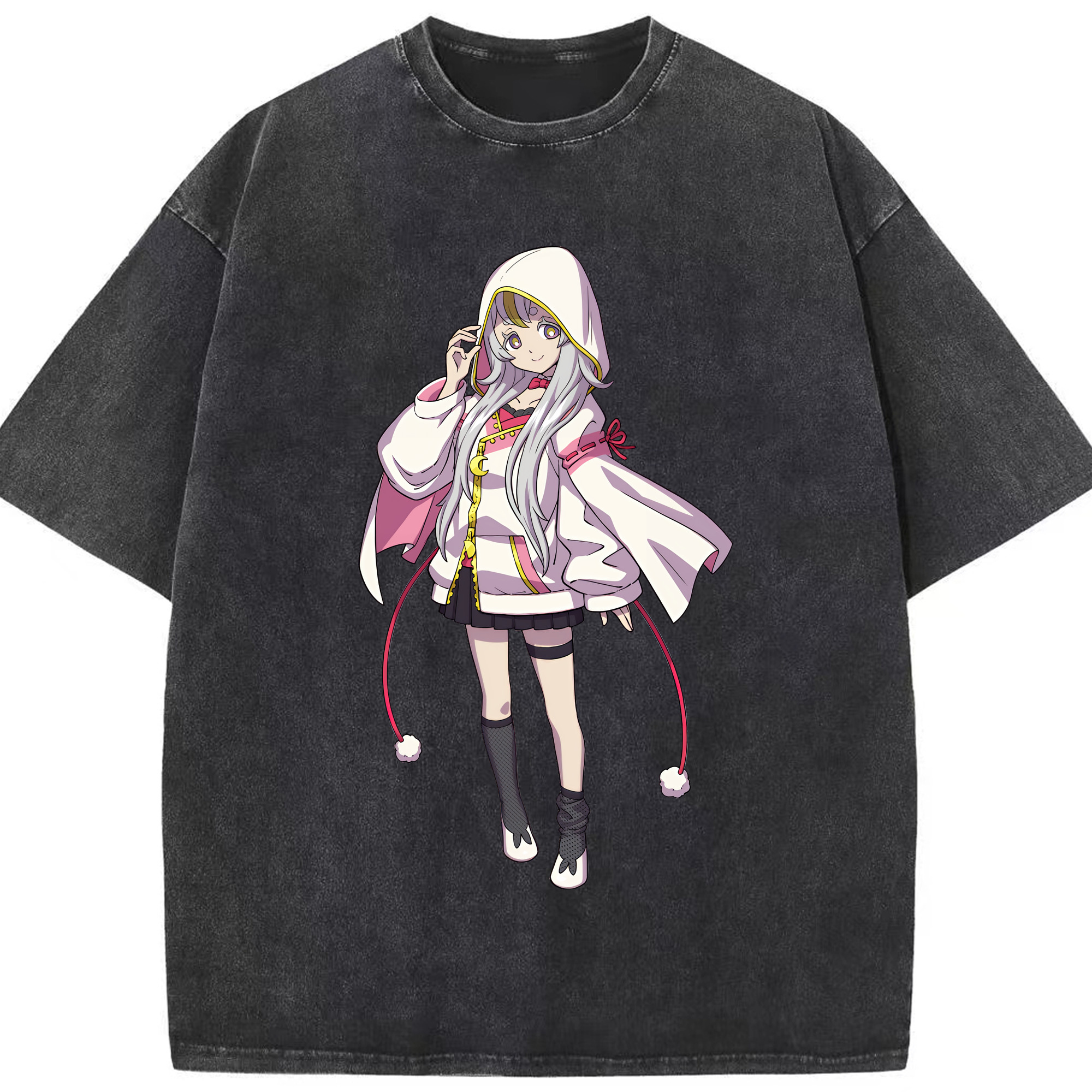 （画像用） 妖怪ウォッチ Yo-kai Watch 綿100% ヴィンテージ風 半袖Tシャツ（フロントプリント）
