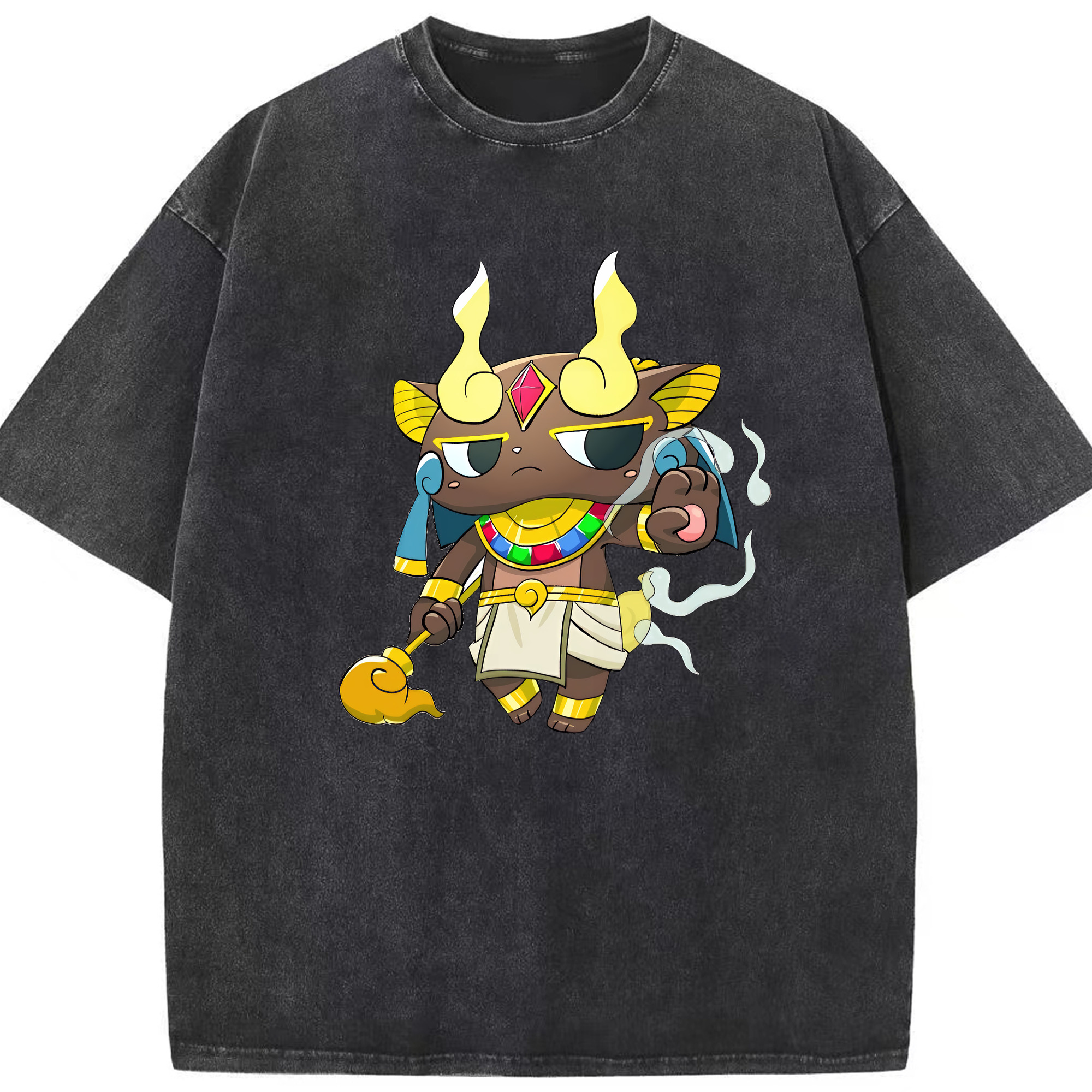 （画像用） 妖怪ウォッチ Yo-kai Watch 綿100% ヴィンテージ風 半袖Tシャツ（フロントプリント）