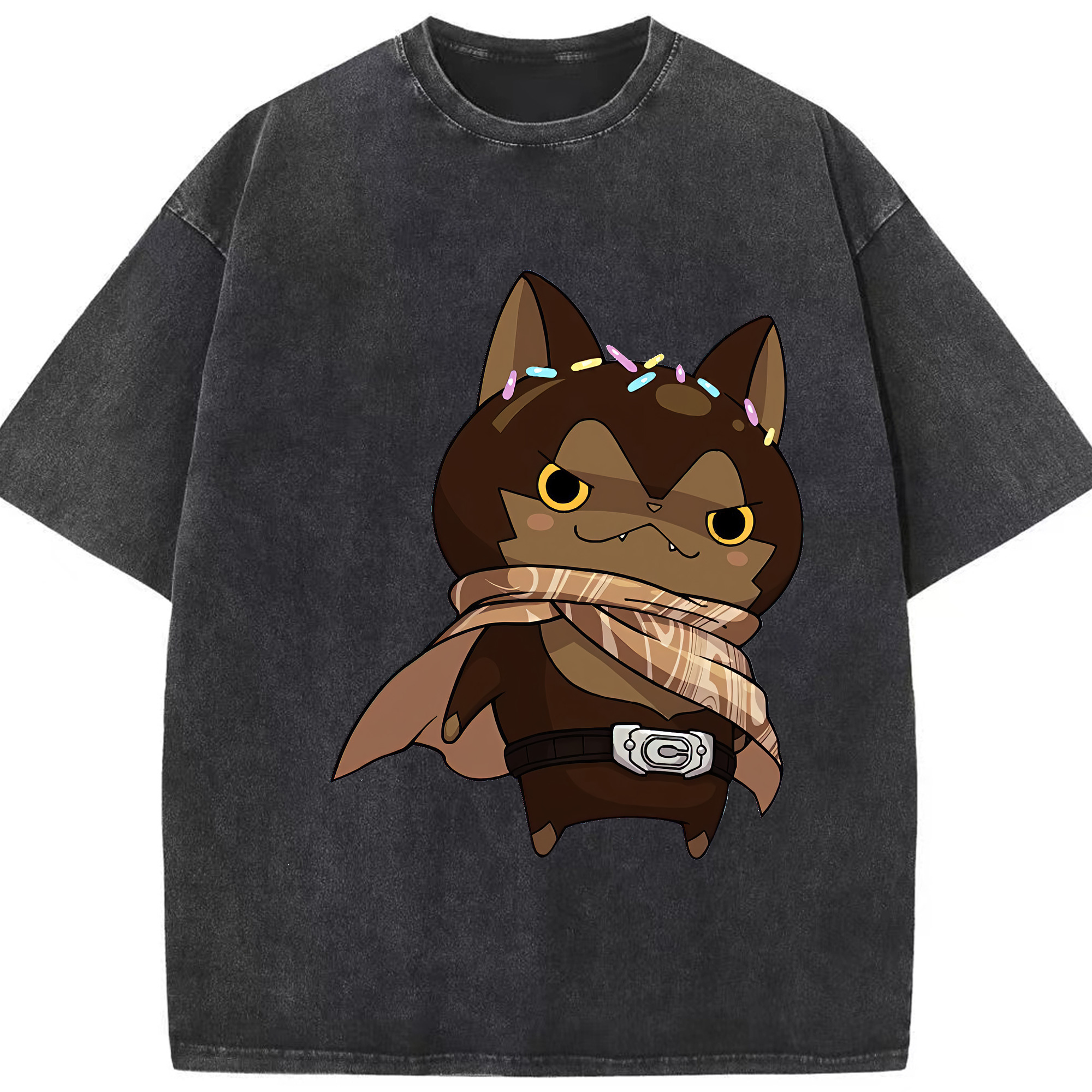 （画像用） 妖怪ウォッチ Yo-kai Watch 綿100% ヴィンテージ風 半袖Tシャツ（フロントプリント）