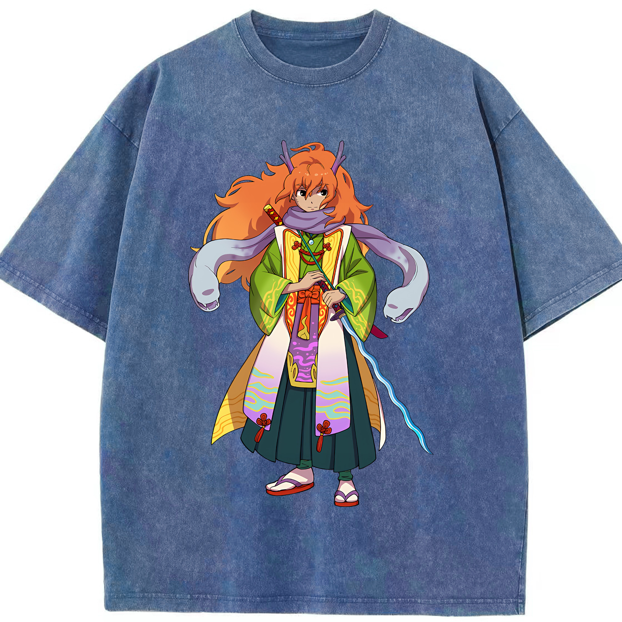 （画像用） 妖怪ウォッチ Yo-kai Watch 綿100% ヴィンテージ風 半袖Tシャツ（フロントプリント）