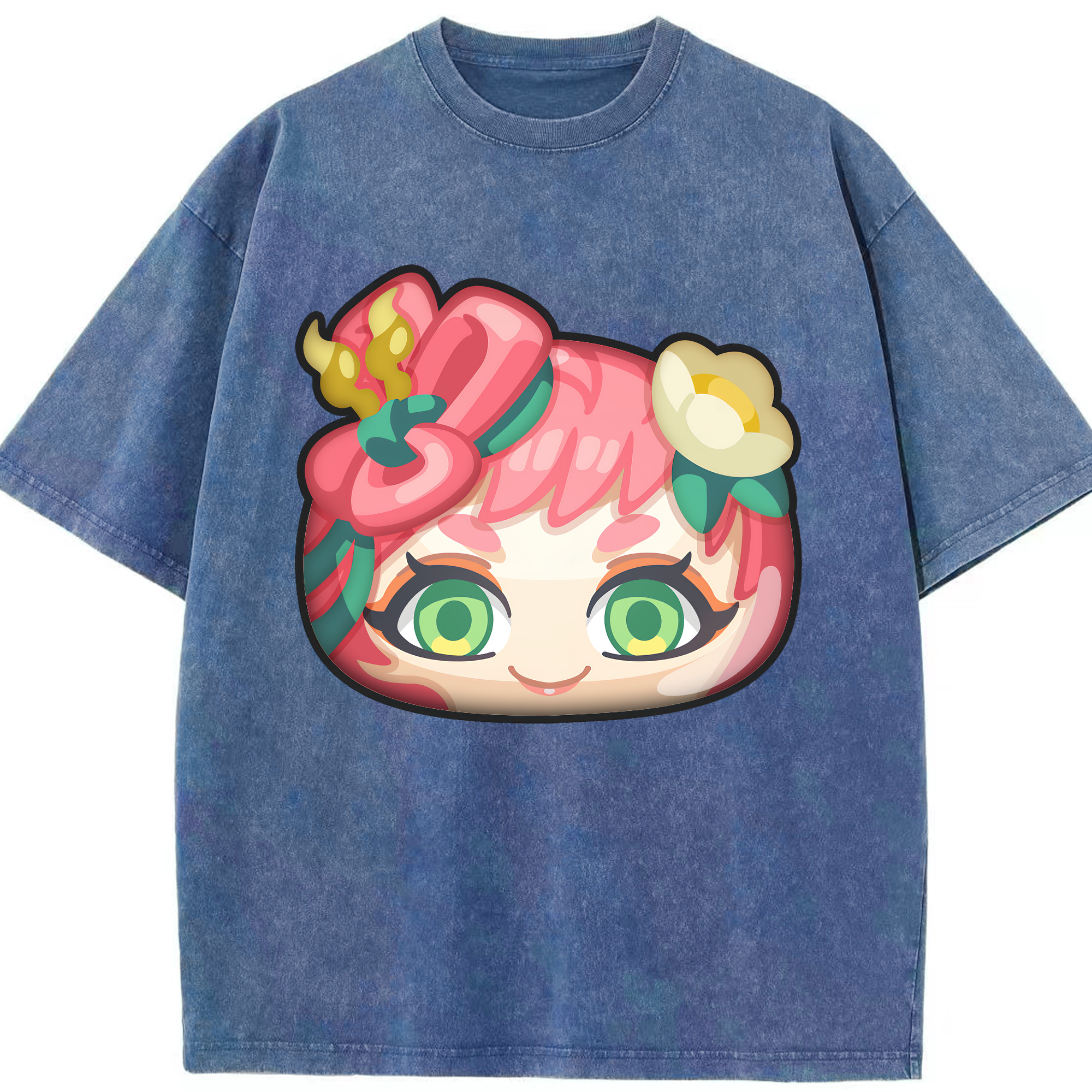 （画像用） 妖怪ウォッチ Yo-kai Watch 綿100% ヴィンテージ風 半袖Tシャツ（フロントプリント）