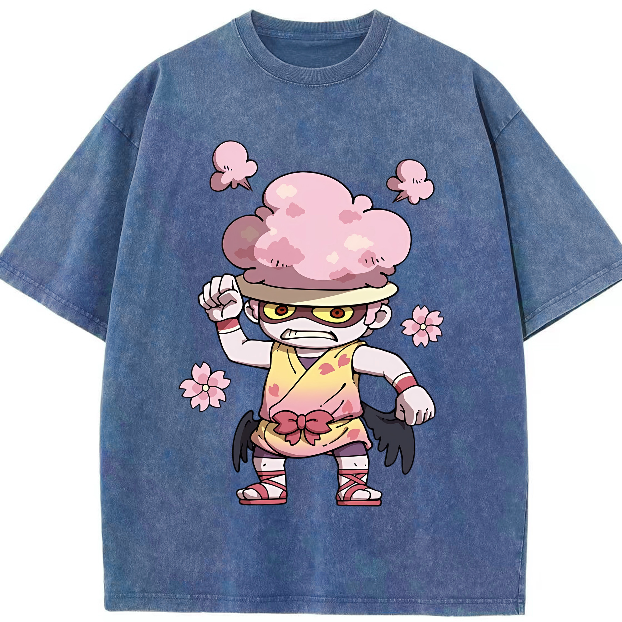 （画像用） 妖怪ウォッチ Yo-kai Watch 綿100% ヴィンテージ風 半袖Tシャツ（フロントプリント）