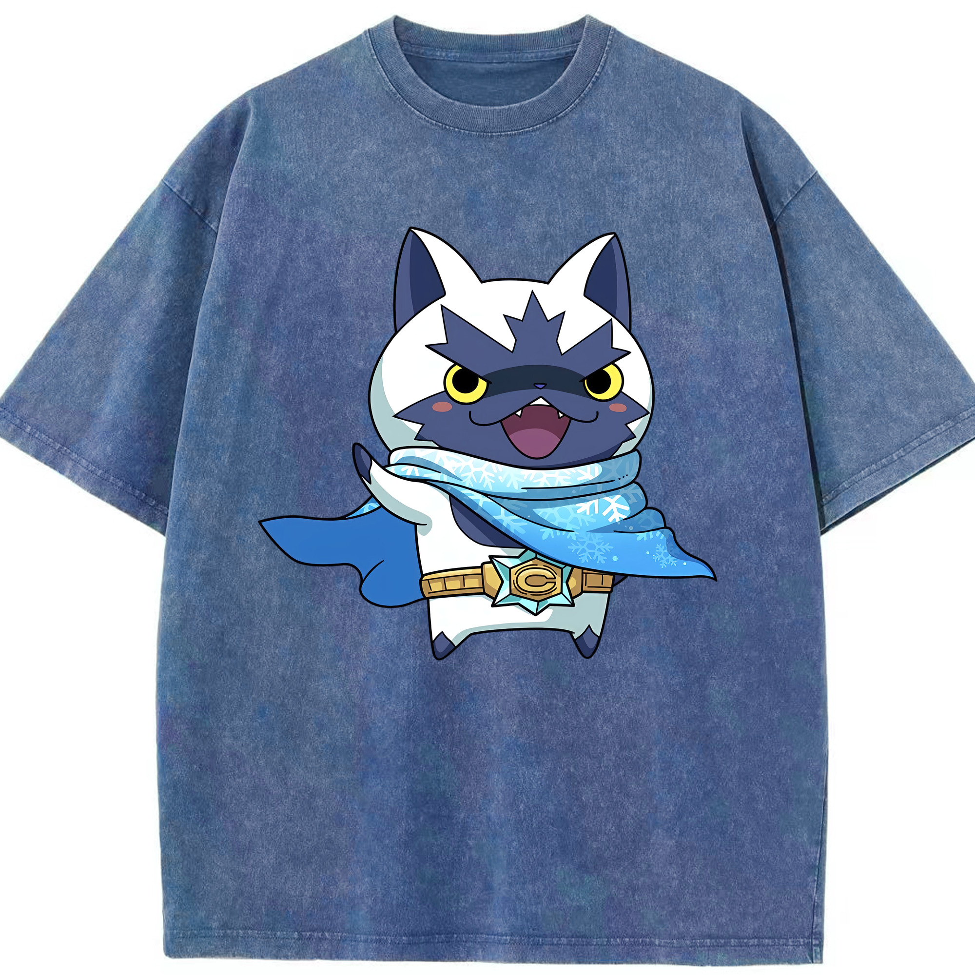 （画像用） 妖怪ウォッチ Yo-kai Watch 綿100% ヴィンテージ風 半袖Tシャツ（フロントプリント）