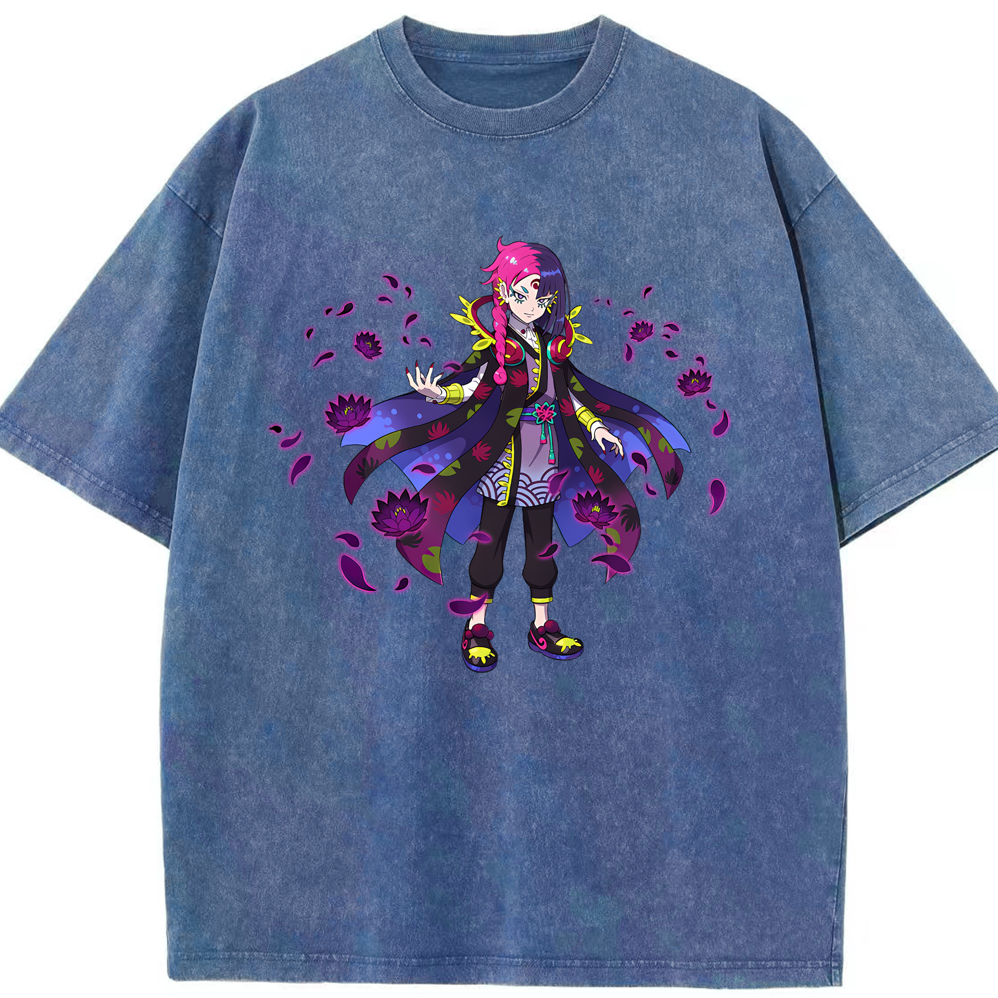 （画像用） 妖怪ウォッチ Yo-kai Watch 綿100% ヴィンテージ風 半袖Tシャツ（フロントプリント）