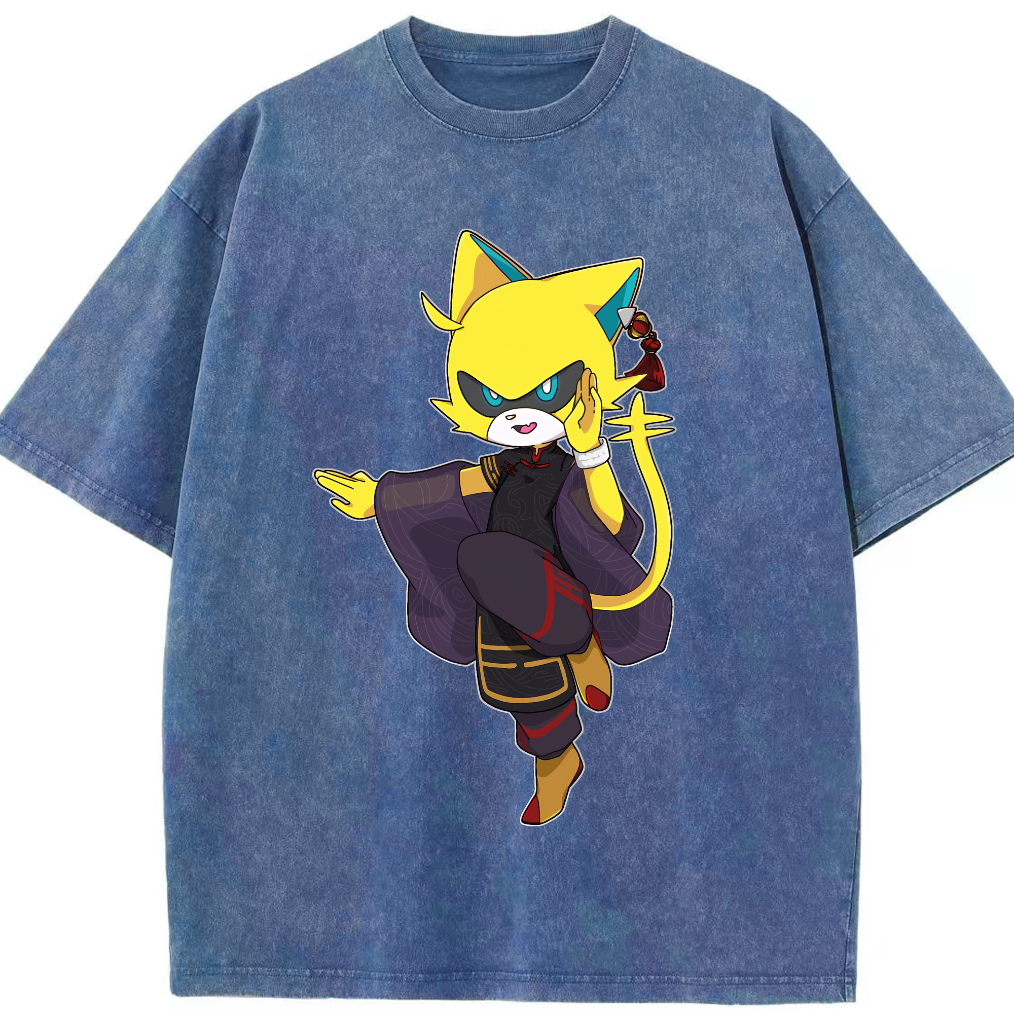 （画像用） 妖怪ウォッチ Yo-kai Watch 綿100% ヴィンテージ風 半袖Tシャツ（フロントプリント）