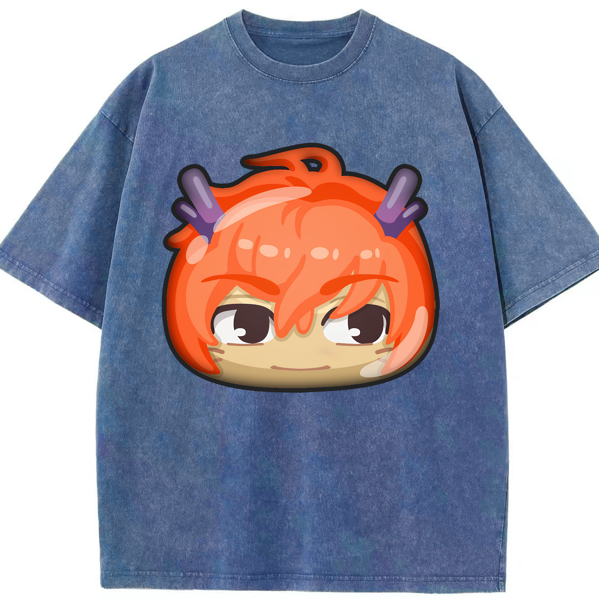 （画像用） 妖怪ウォッチ Yo-kai Watch 綿100% ヴィンテージ風 半袖Tシャツ（フロントプリント）