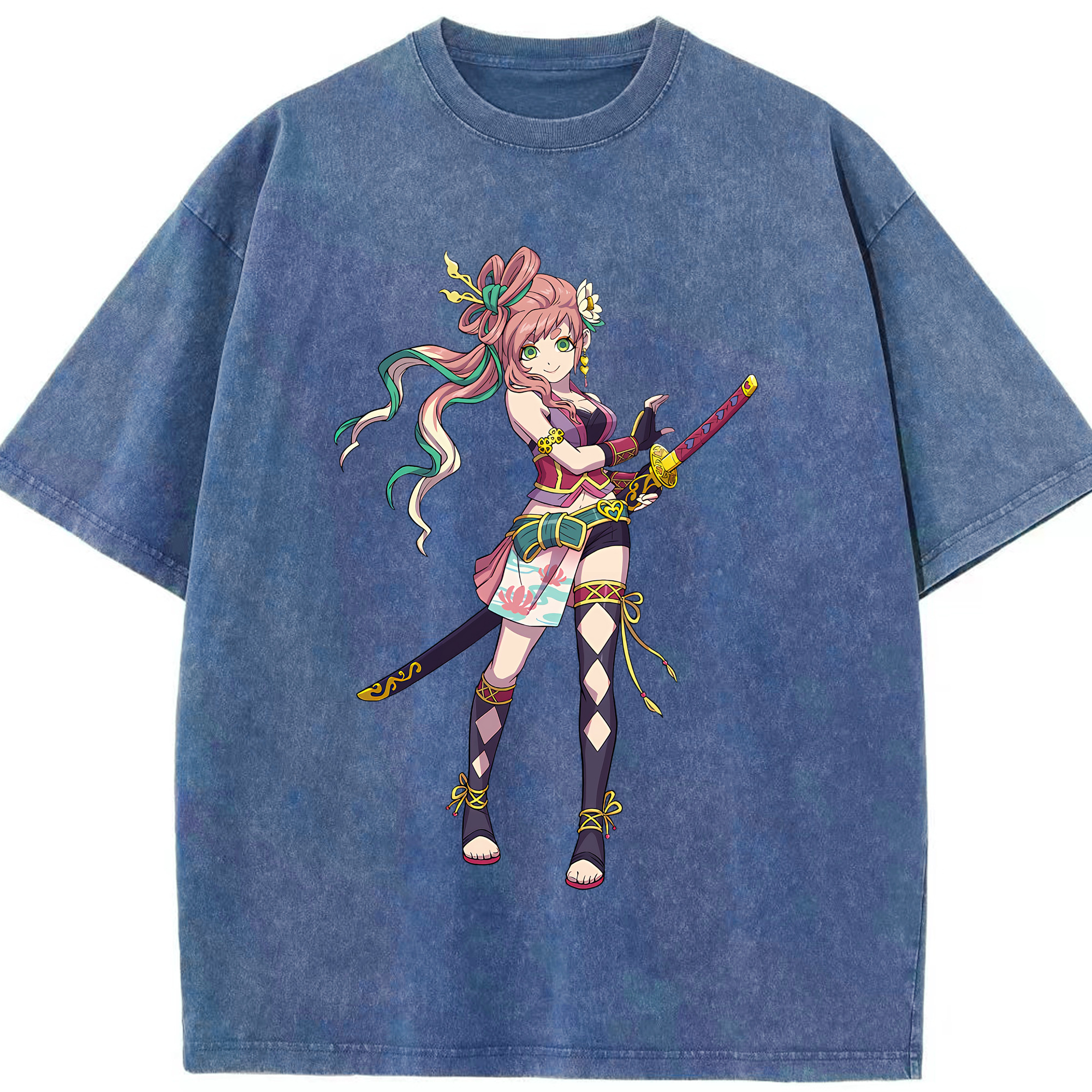 （画像用） 妖怪ウォッチ Yo-kai Watch 綿100% ヴィンテージ風 半袖Tシャツ（フロントプリント）