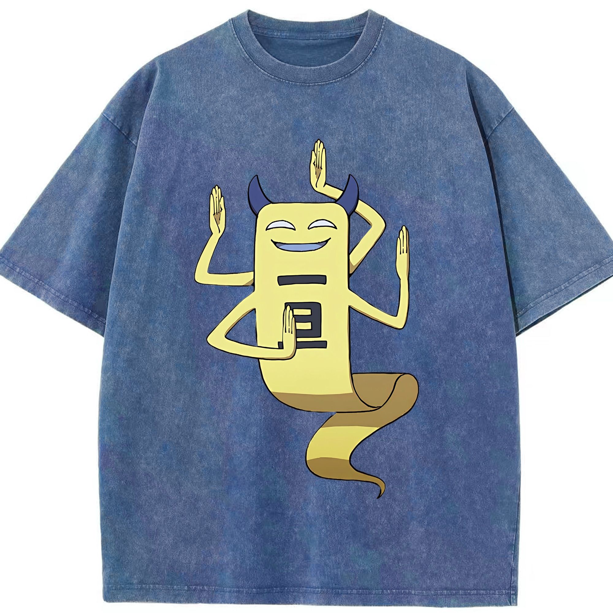 （画像用） 妖怪ウォッチ Yo-kai Watch 綿100% ヴィンテージ風 半袖Tシャツ（フロントプリント）