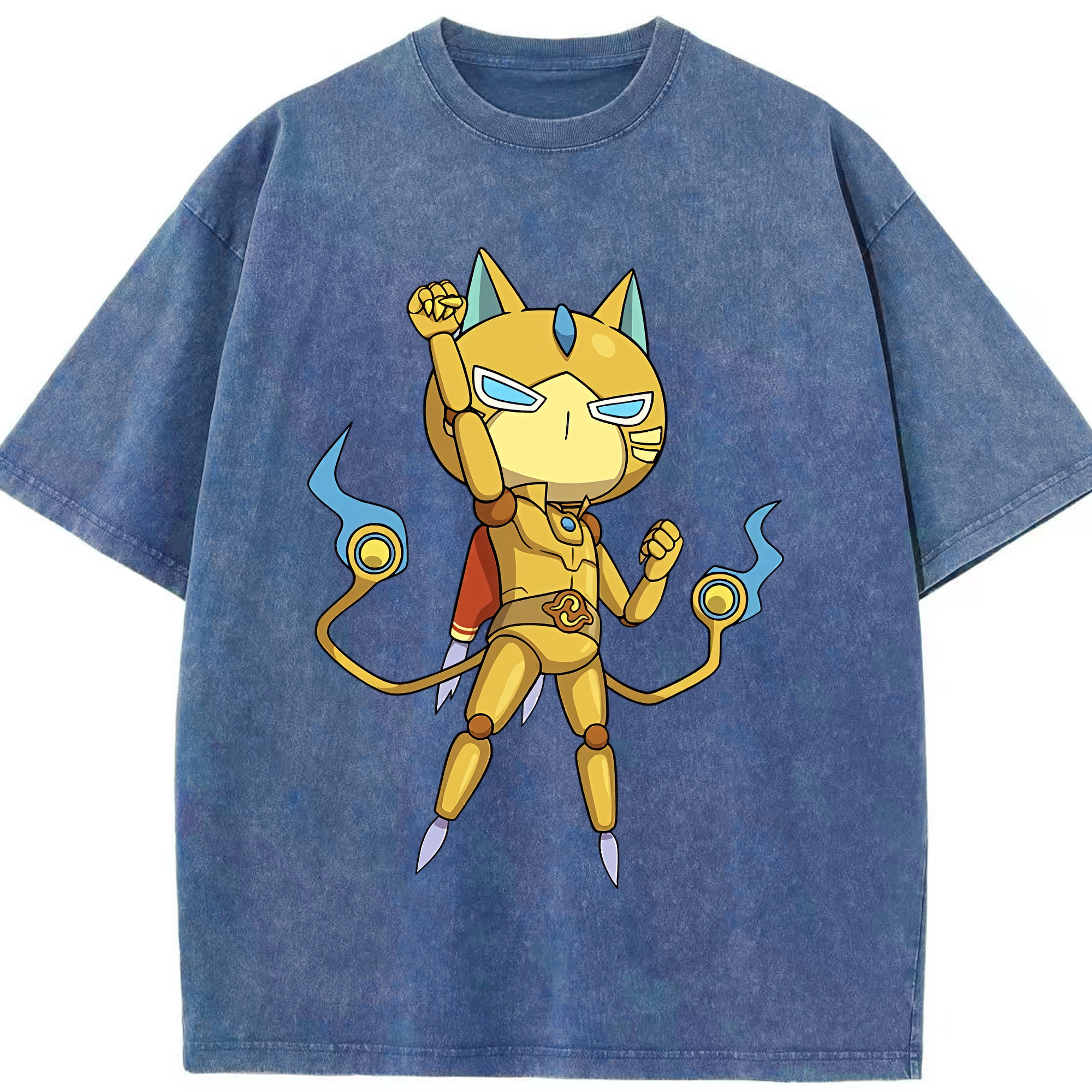 （画像用） 妖怪ウォッチ Yo-kai Watch 綿100% ヴィンテージ風 半袖Tシャツ（フロントプリント）