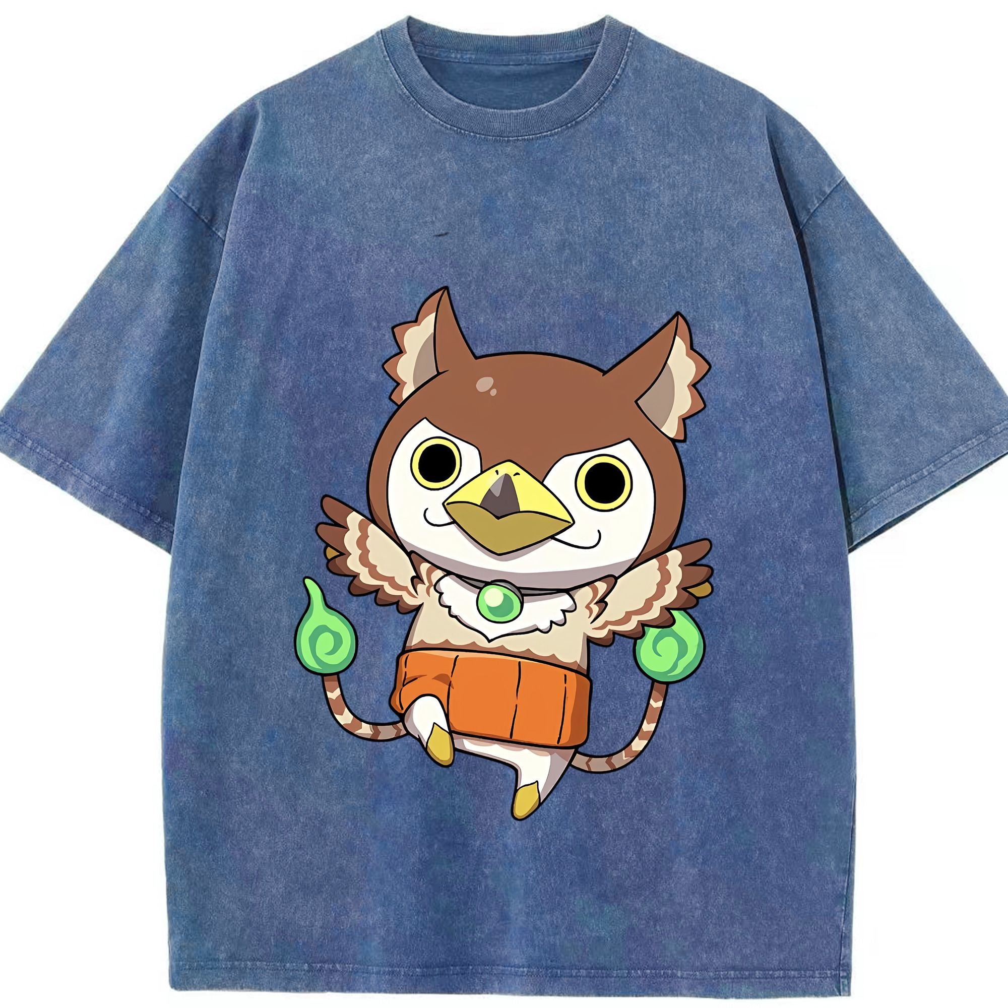 （画像用） 妖怪ウォッチ Yo-kai Watch 綿100% ヴィンテージ風 半袖Tシャツ（フロントプリント）