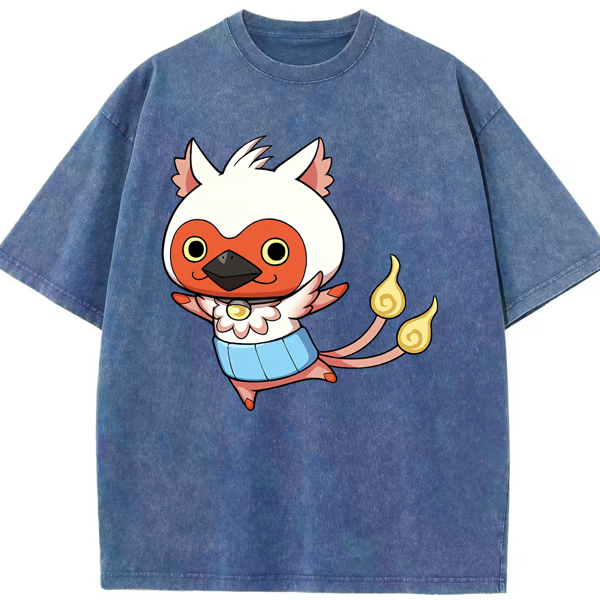 （画像用） 妖怪ウォッチ Yo-kai Watch 綿100% ヴィンテージ風 半袖Tシャツ（フロントプリント）