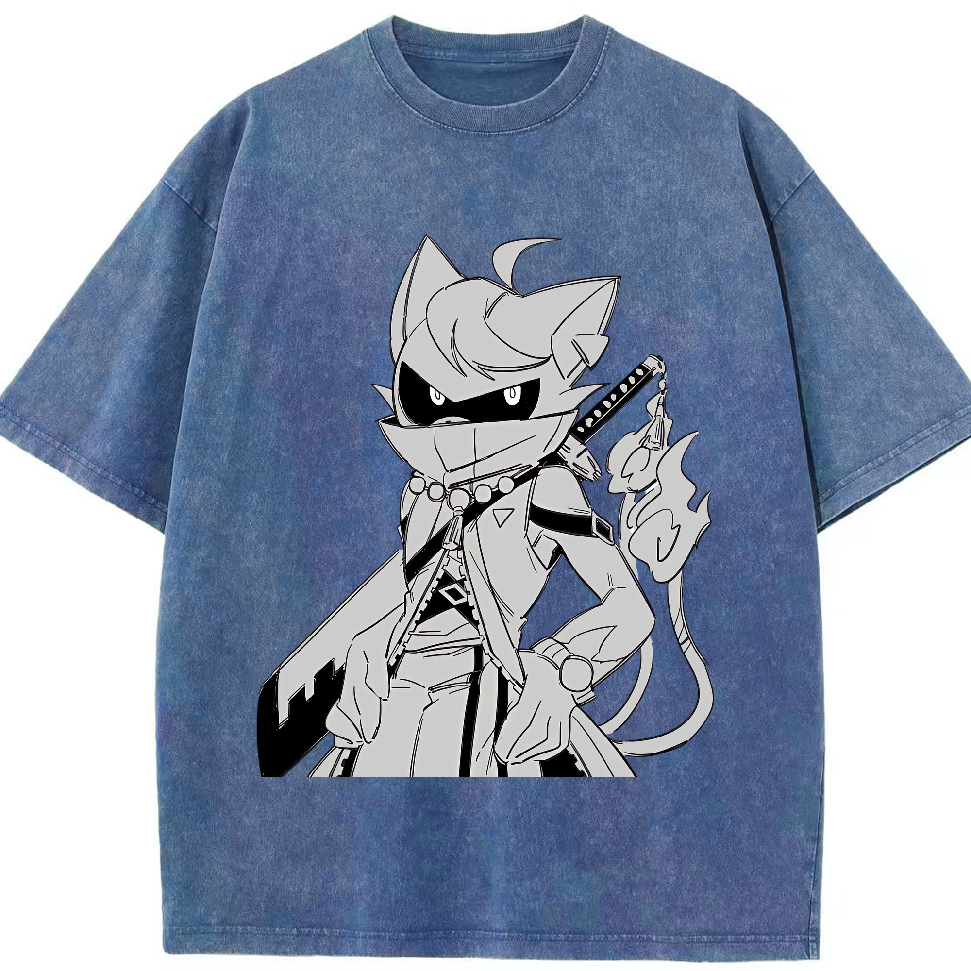 （画像用） 妖怪ウォッチ Yo-kai Watch 綿100% ヴィンテージ風 半袖Tシャツ（フロントプリント）