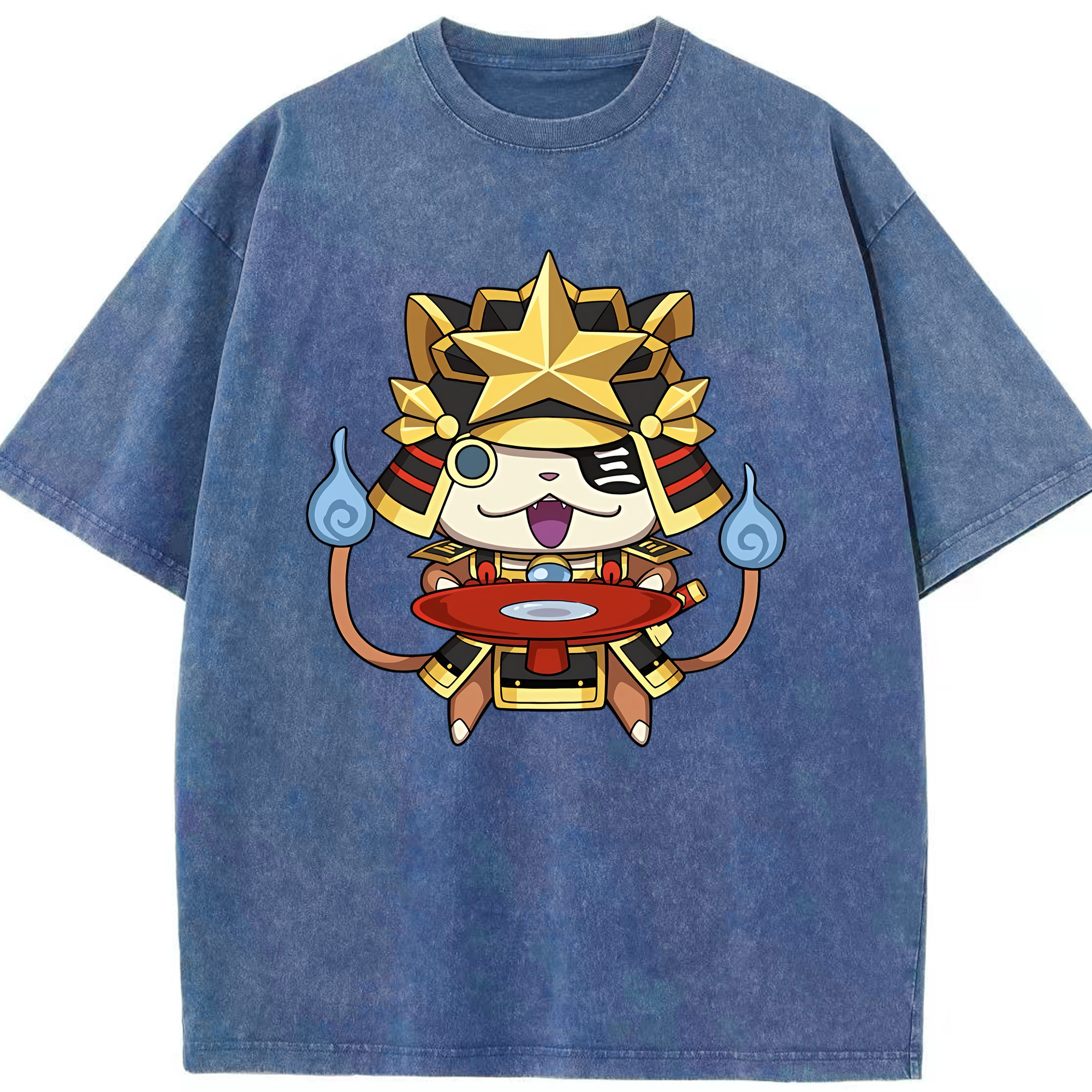 （画像用） 妖怪ウォッチ Yo-kai Watch 綿100% ヴィンテージ風 半袖Tシャツ（フロントプリント）