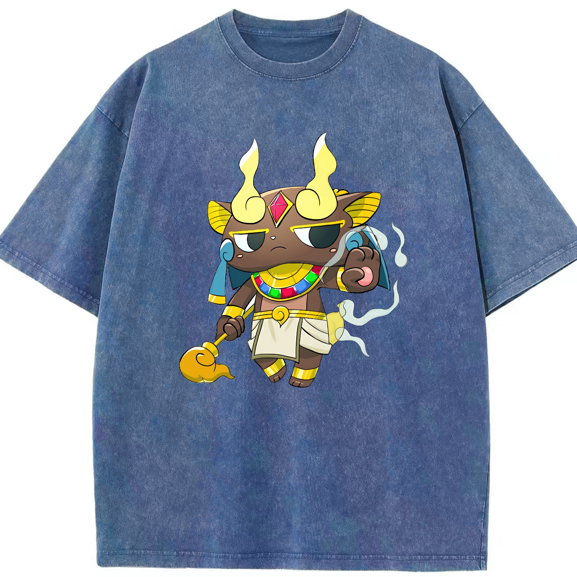 （画像用） 妖怪ウォッチ Yo-kai Watch 綿100% ヴィンテージ風 半袖Tシャツ（フロントプリント）