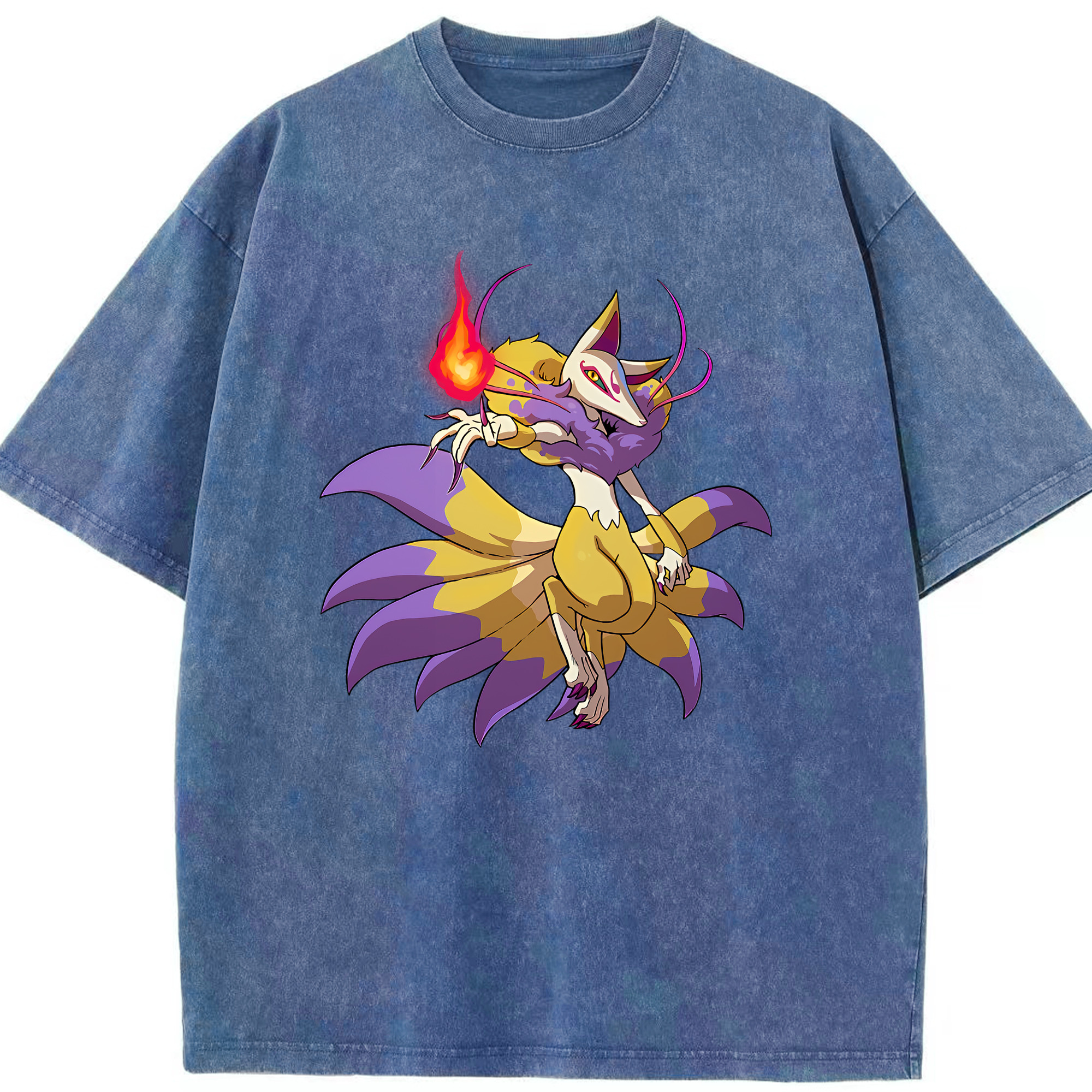 （画像用） 妖怪ウォッチ Yo-kai Watch 綿100% ヴィンテージ風 半袖Tシャツ（フロントプリント）